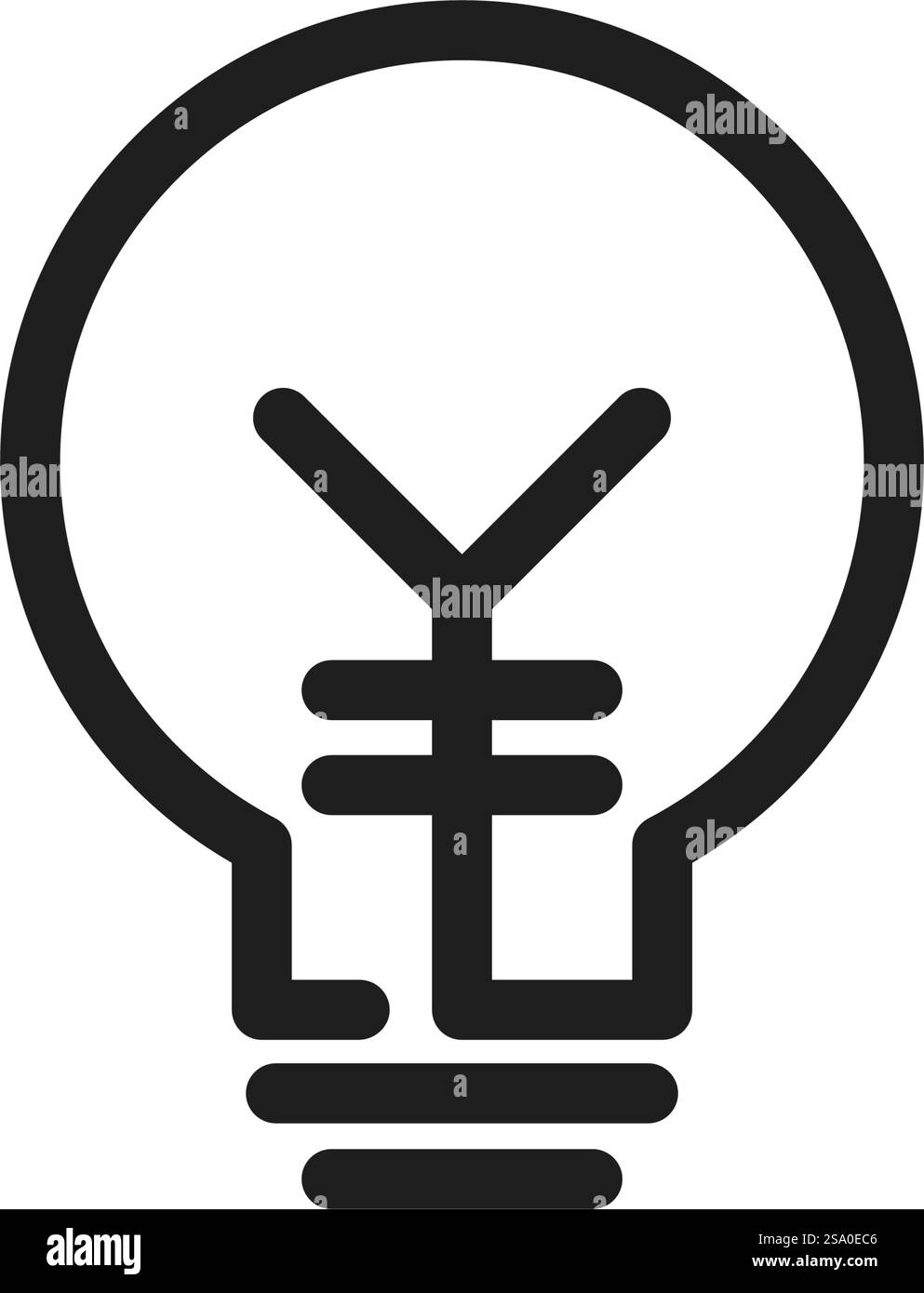 Logo della valuta e vettore dell'icona del simbolo Illustrazione Vettoriale