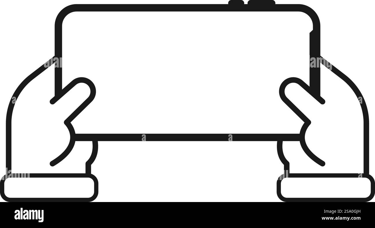 Icona del telefono vettore di design piatto Illustrazione Vettoriale