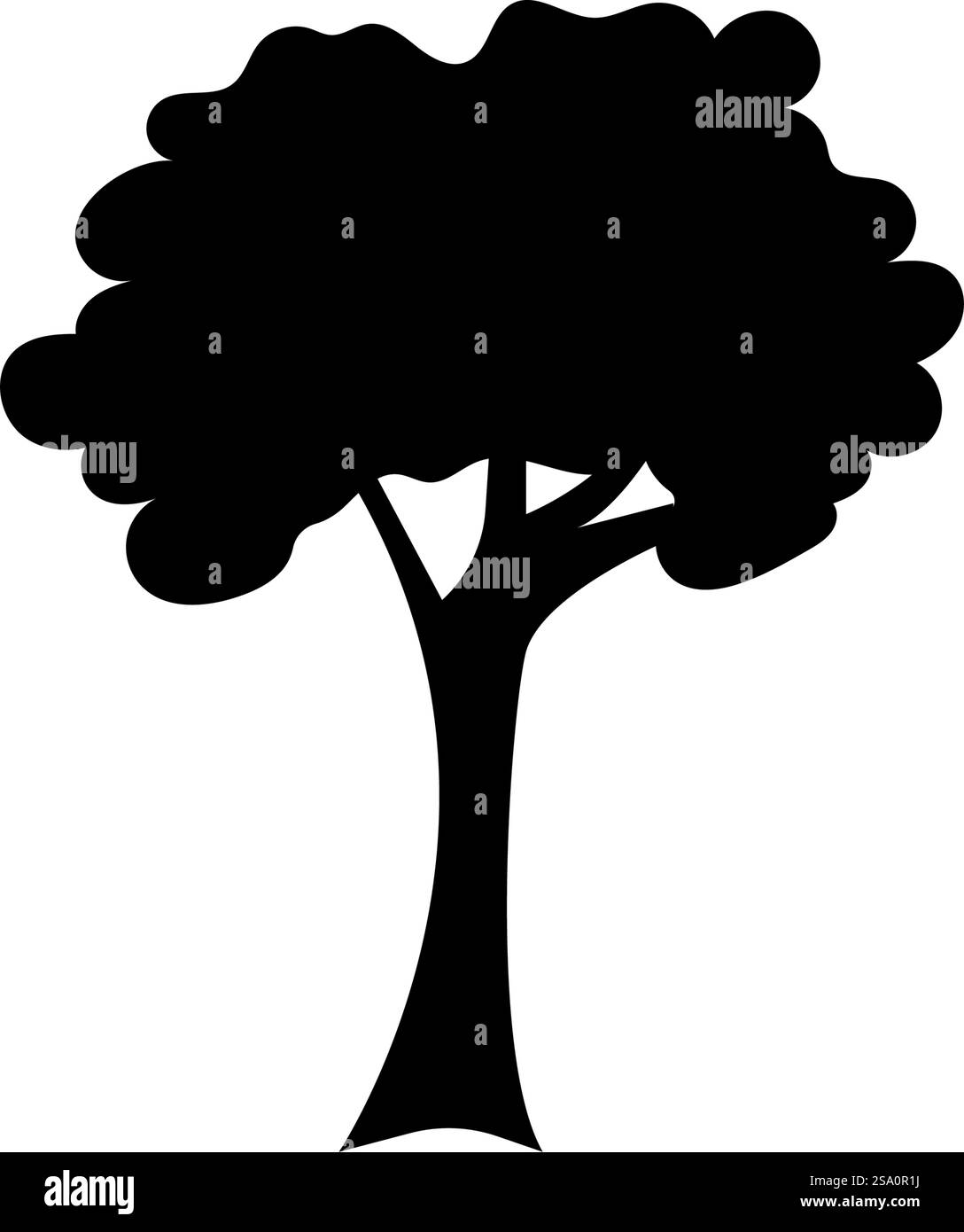 Disegno vettoriale modello logo illustrazione natura albero Illustrazione Vettoriale
