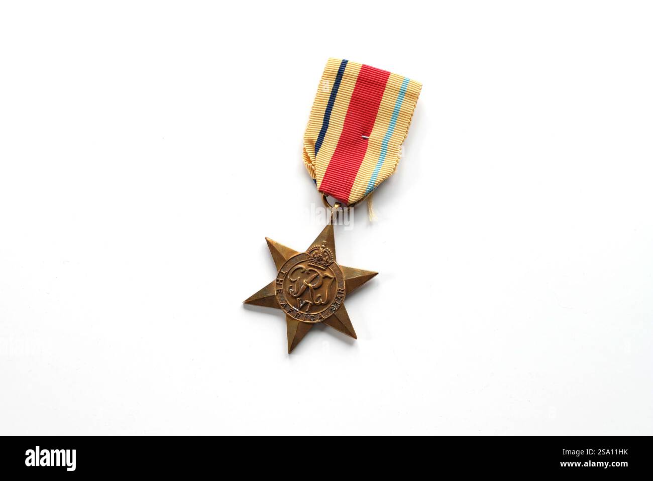 1939-1945 Africa Star - medaglia della campagna dalla seconda GUERRA MONDIALE Foto Stock