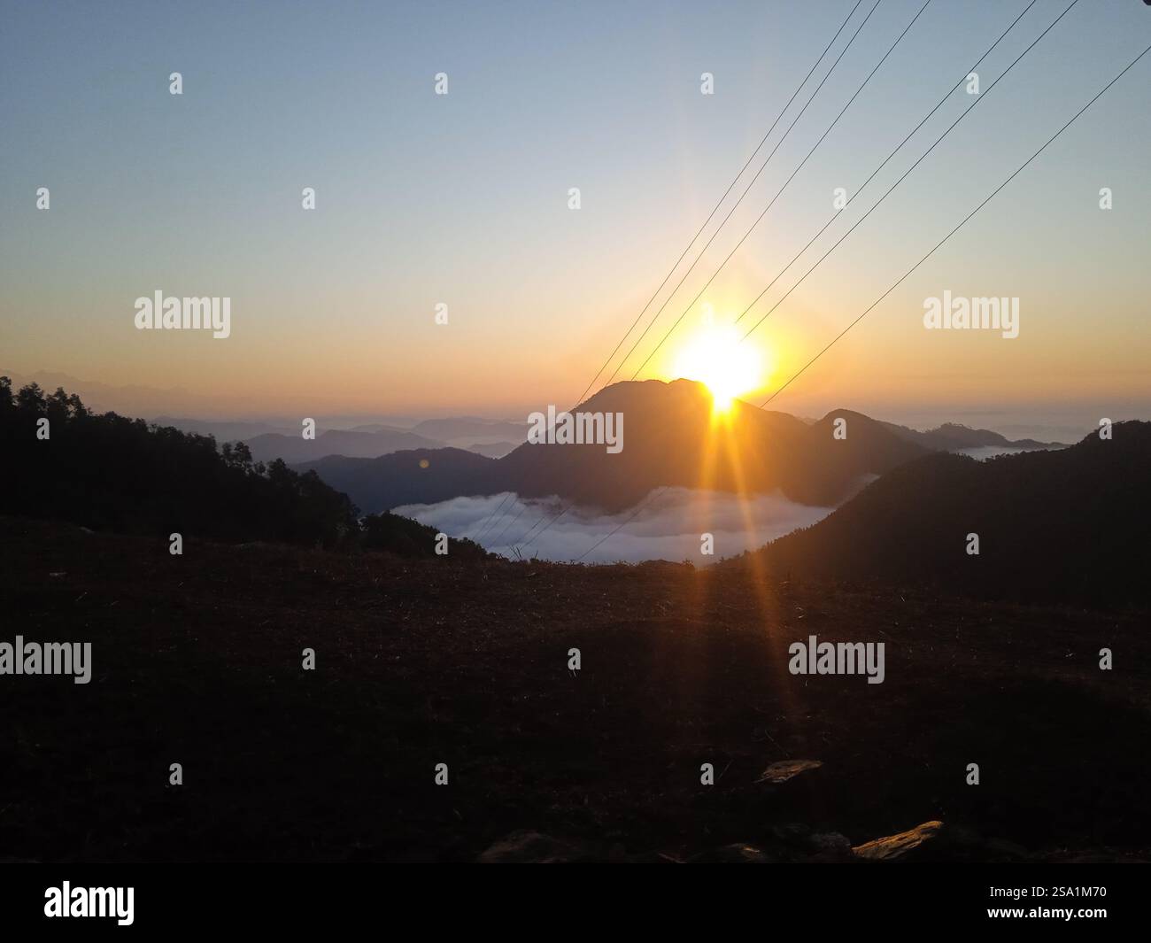 Bellezza naturale mattutina. Foto Stock