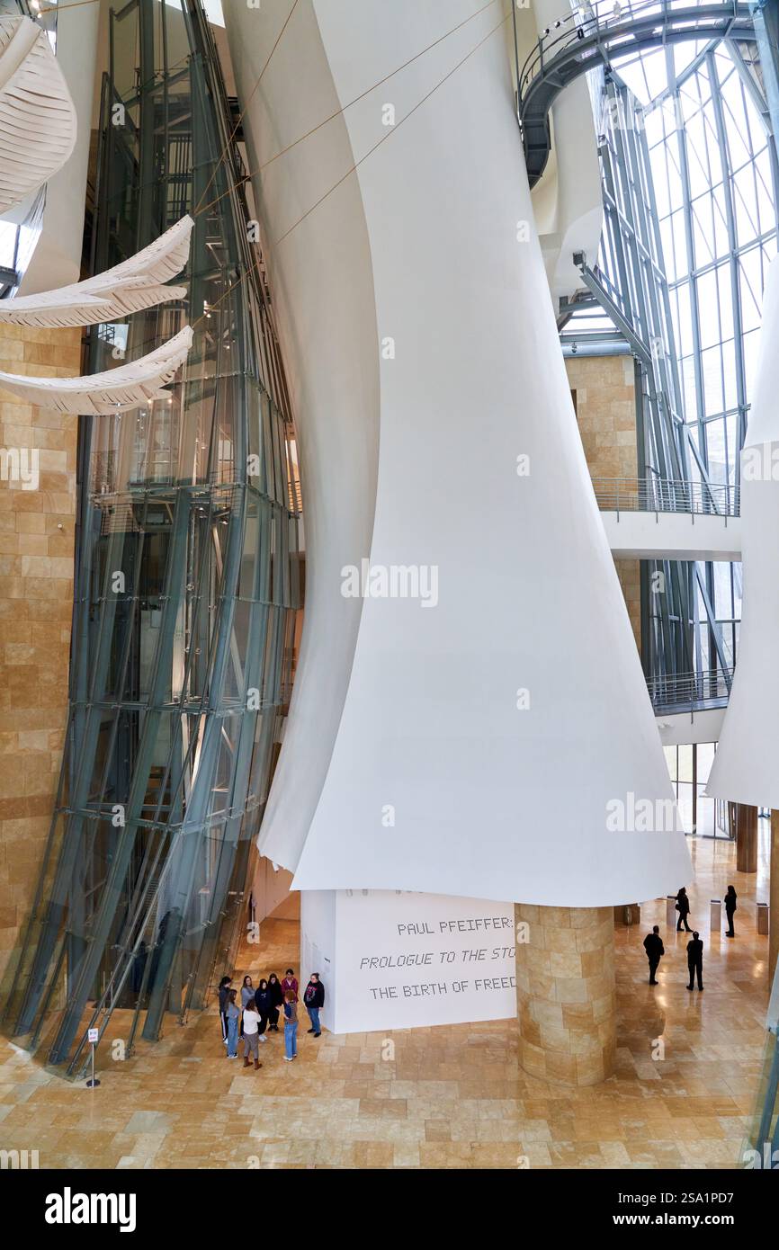 Museo Guggenheim, Bilbao, Paesi Baschi. Foto Stock