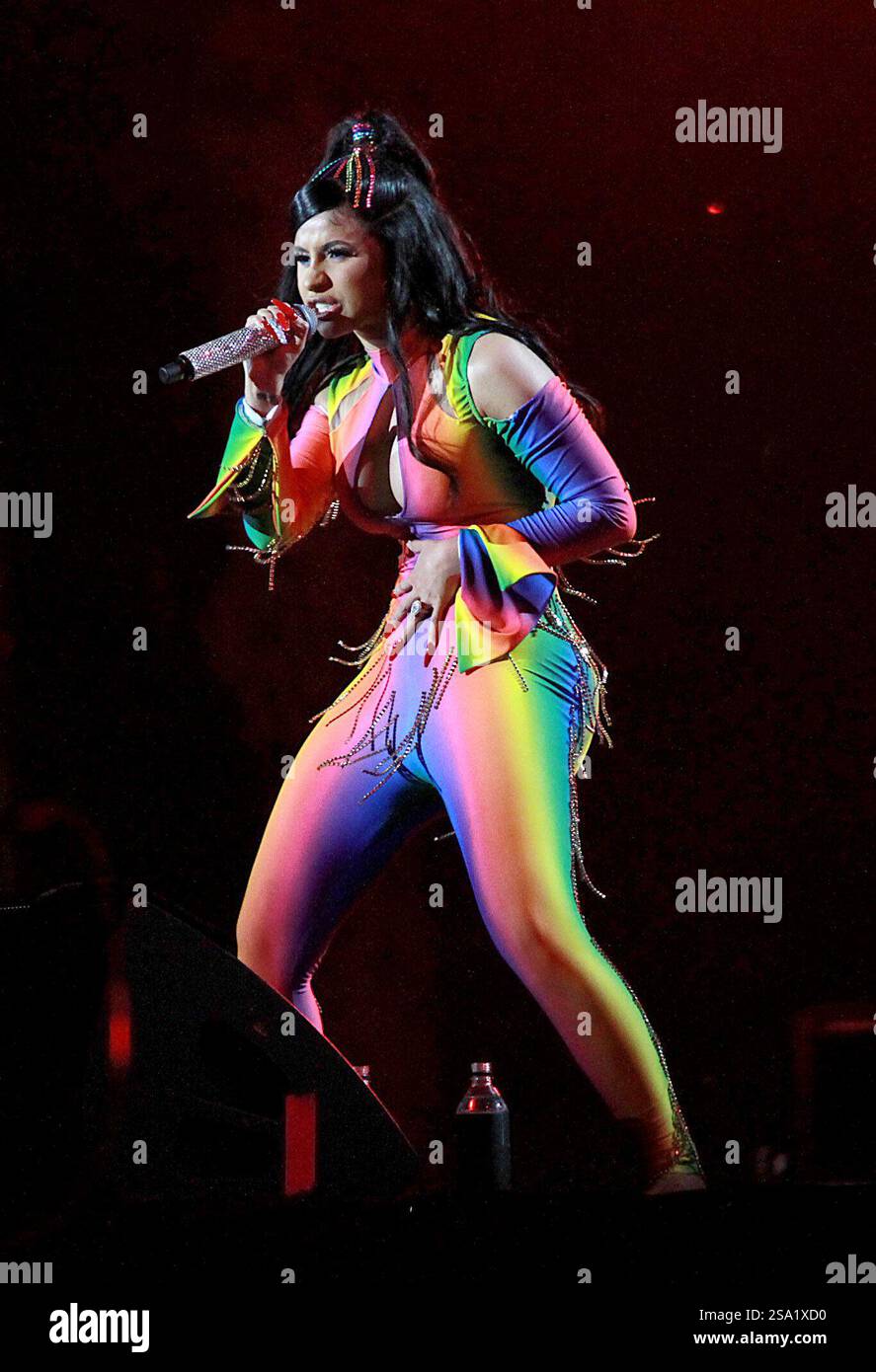 Cardi B si esibisce al Made in America - Day 1 al Benjamin Franklin Parkway il 31 agosto 2019 a Philadelphia, Pennsylvania Foto Stock