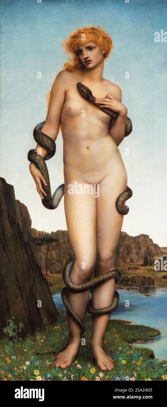 Evelyn De Morgan, Cadmus e armonia, pittura ad olio su tela, 1877 Foto Stock