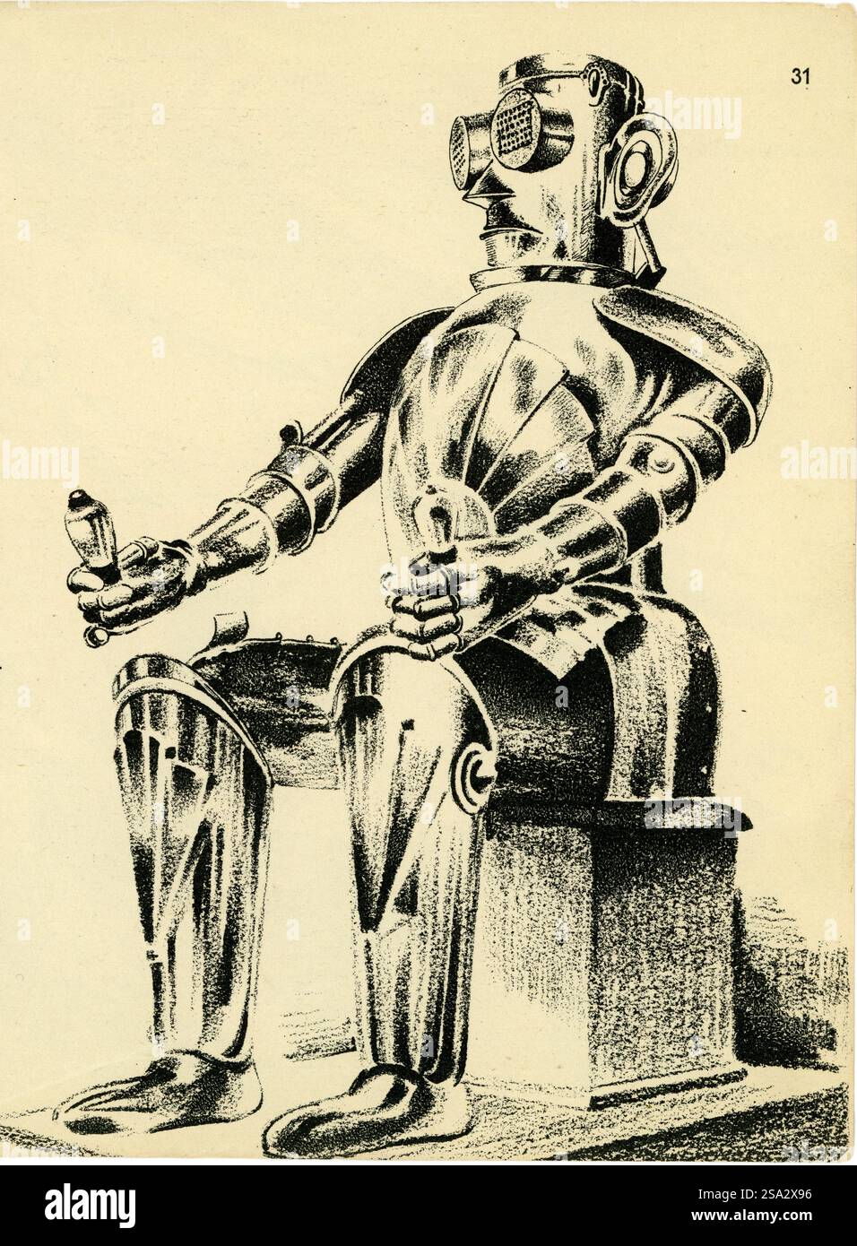 Vintage 1940's book plate from the paperback book, Marvellous Models by WJ Bassett-Lowke & Paul B. Mann, pubblicato per la prima volta nel 1945, questa edizione rivista pubblicata nel 1947. Foto Stock