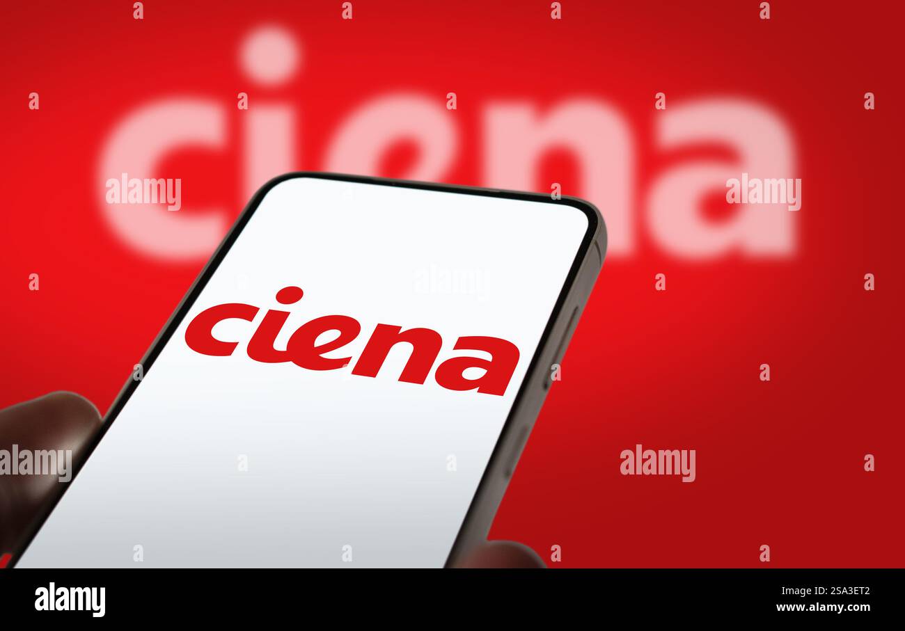 Ciena - società di sistemi di rete e software Foto Stock