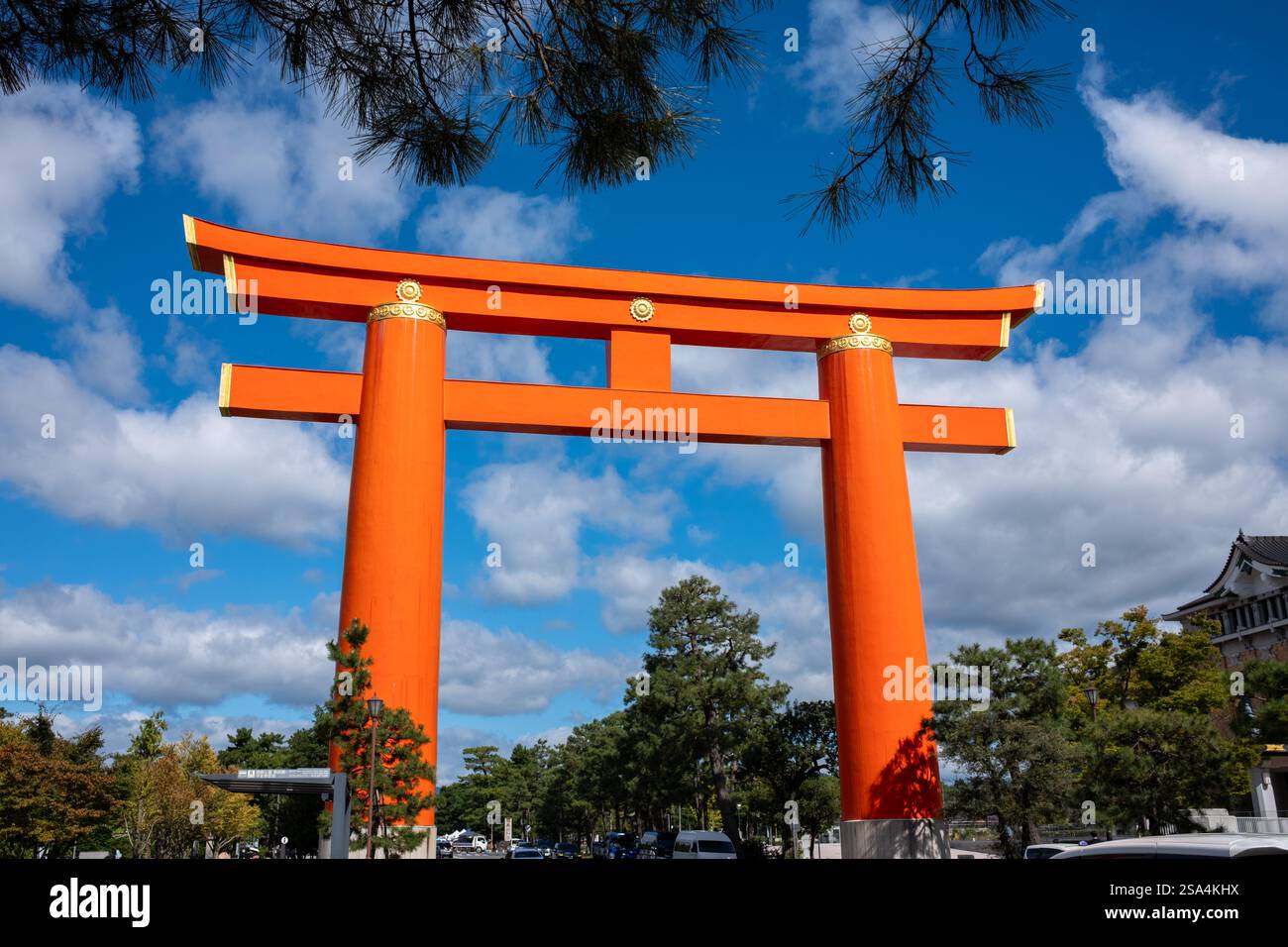 Porta tori a Kyoto, Giappone Foto Stock