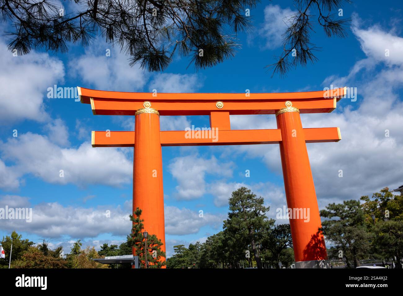 Porta tori a Kyoto, Giappone Foto Stock