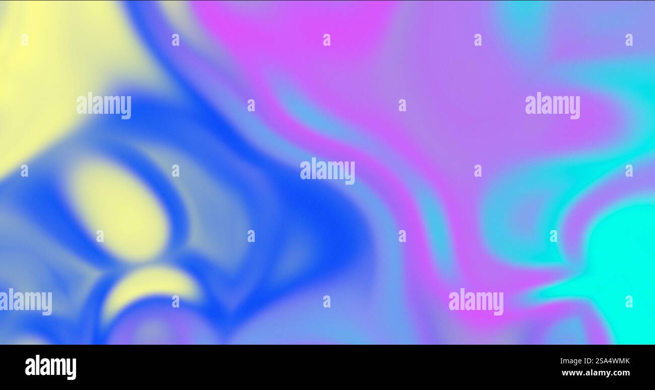 Animazione loop gradiente colore astratto, sfondo gradiente liquido morbido utilizzato per progetti video di ispirazione, presentazioni, report, spot pubblicitari, Foto Stock
