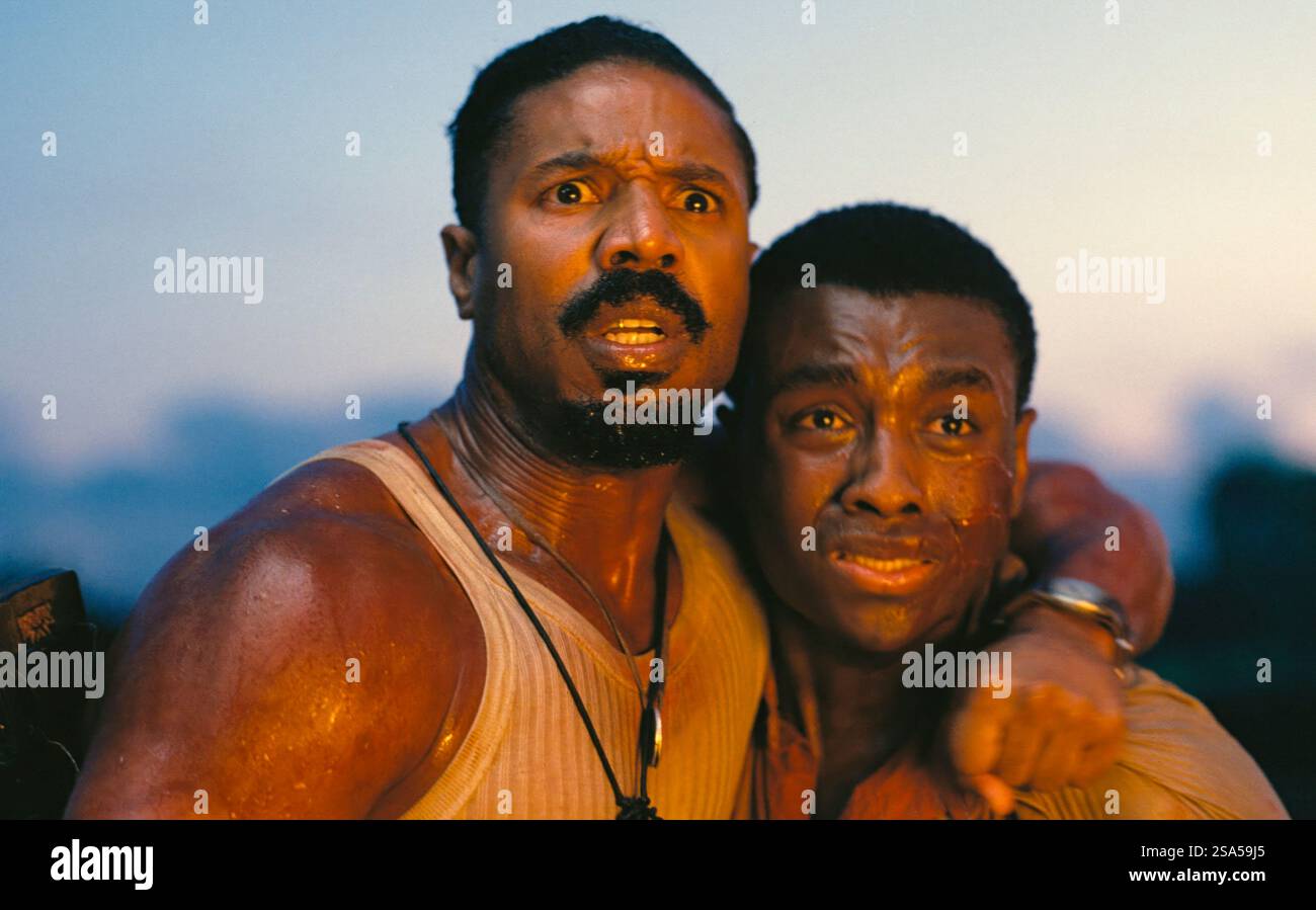 Sinners (2025) diretto da Ryan Coogler e interpretato da Michael B. Jordan e Percy Bell. I fratelli gemelli tornano nella loro città natale, svelando segreti oscuri in questo thriller horror gotico soprannaturale. Pubblicità ancora ***SOLO PER USO EDITORIALE***. Crediti: BFA / Warner Bros Foto Stock