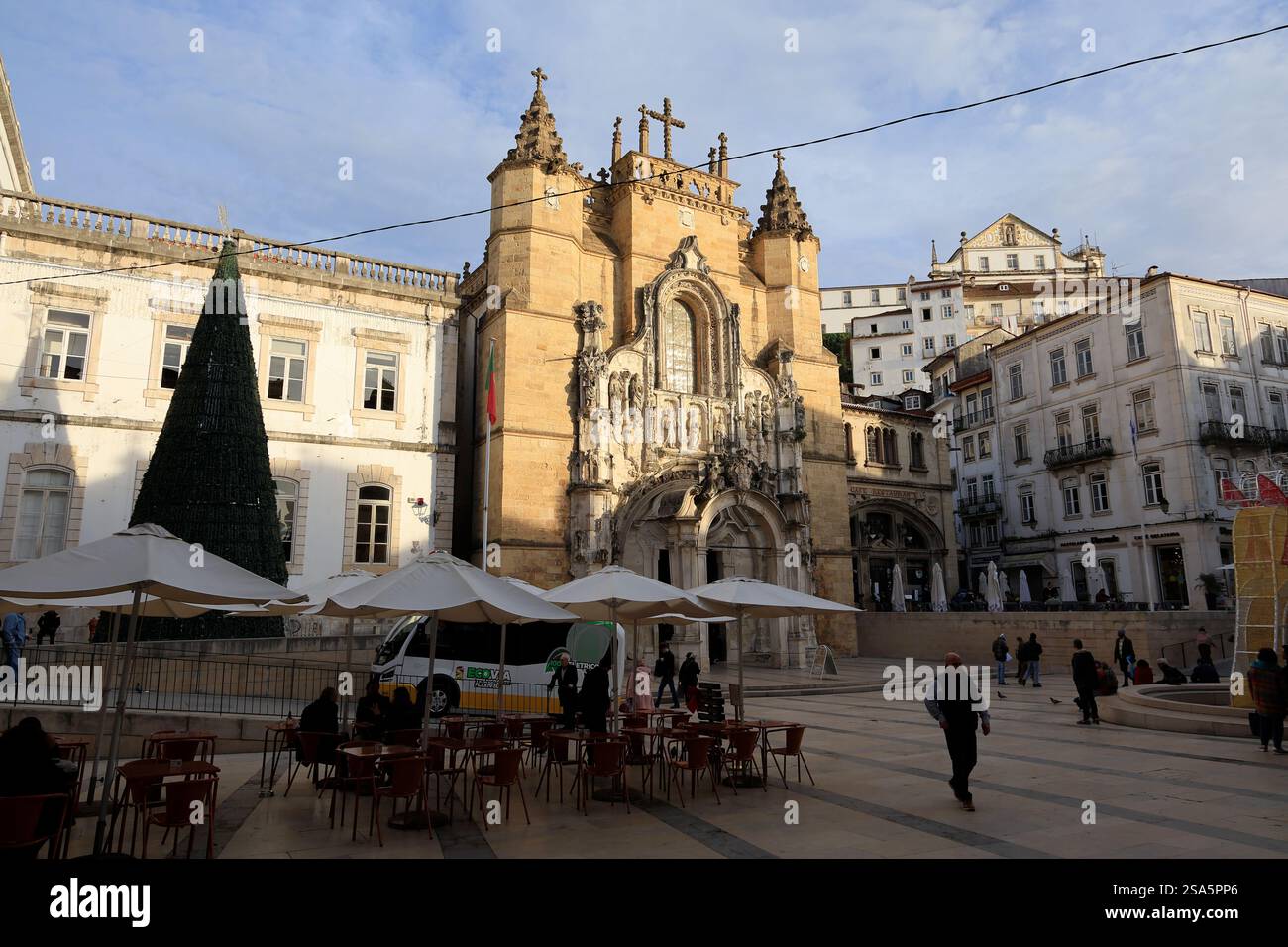Monastero della Santa Croce o Chiesa della Santa Croce a Coimbra. Portogallo Foto Stock