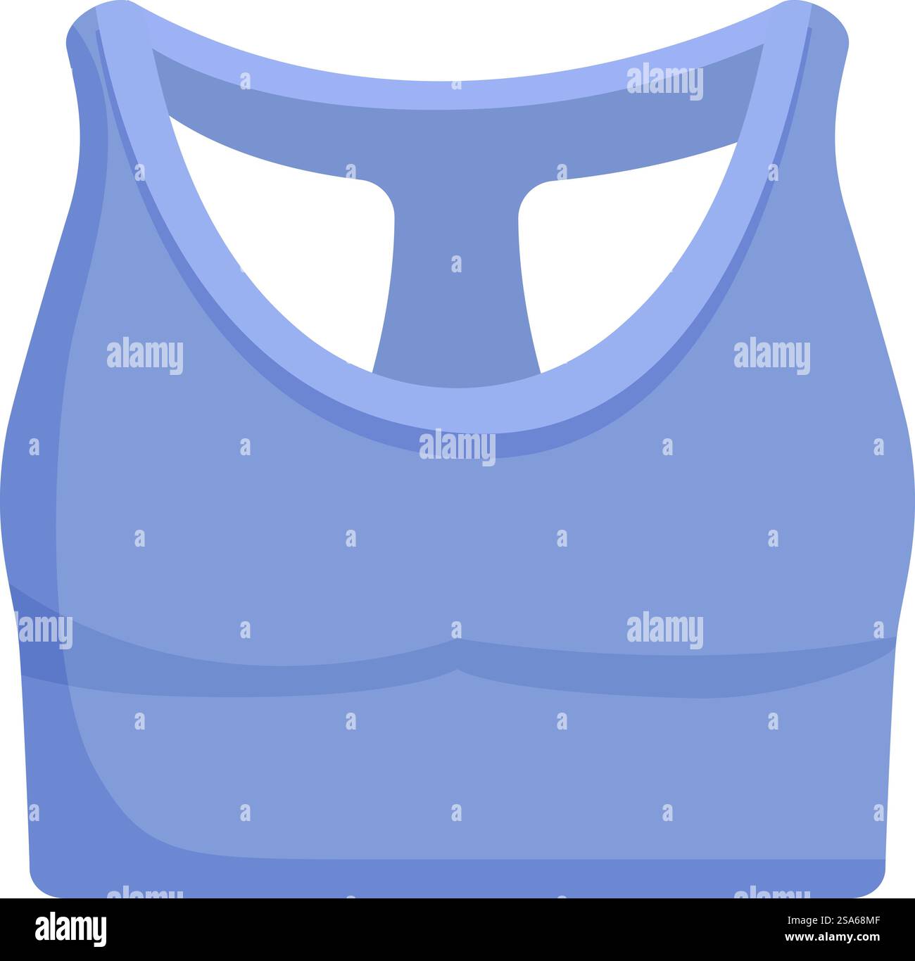 Reggiseno sportivo viola, perfetto per le donne che si allenano in palestra. Reggiseno sportivo per allenarsi in palestra Illustrazione Vettoriale