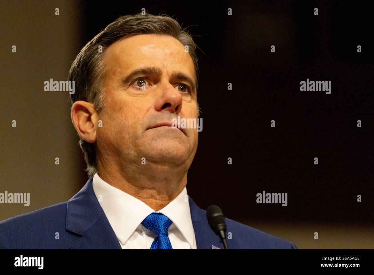 Il Senate Intelligence Committee considera la nomina di John Ratcliffe a direttore della Central Intelligence Agency di Washington D.C. Foto Stock