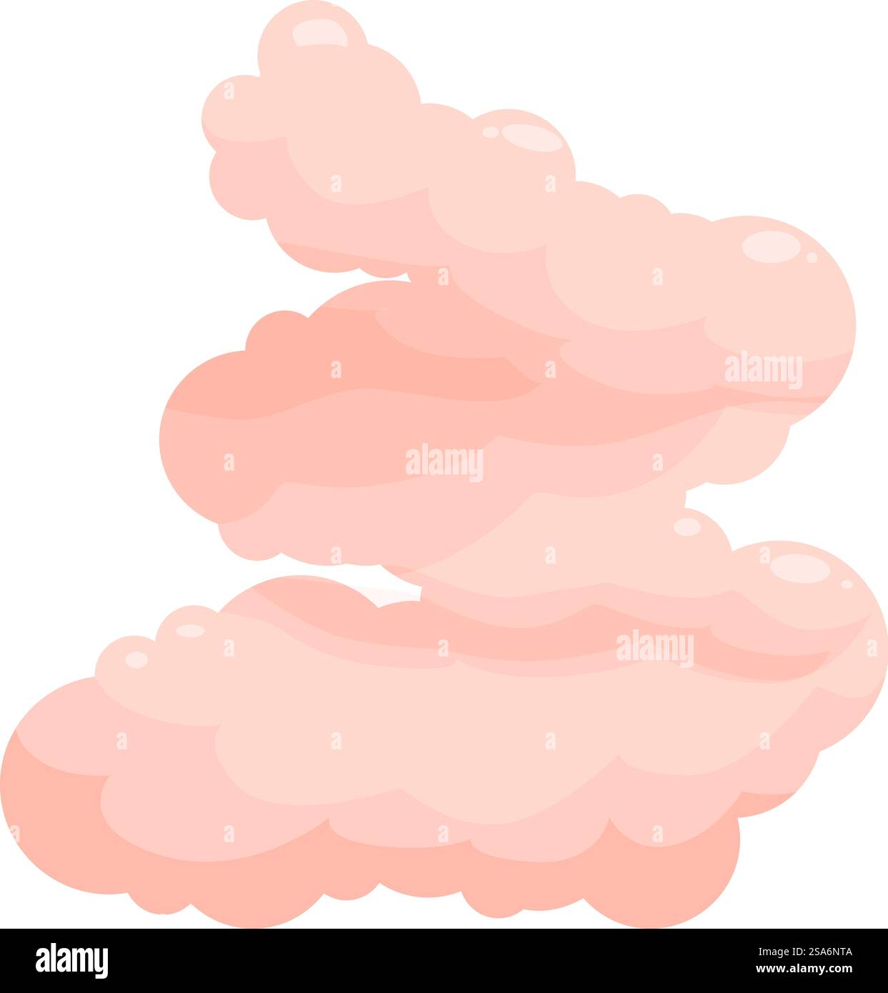 Illustrazione di un intestino umano sano che forma la forma della lettera e. intestino umano che forma la forma della lettera e. Illustrazione Vettoriale