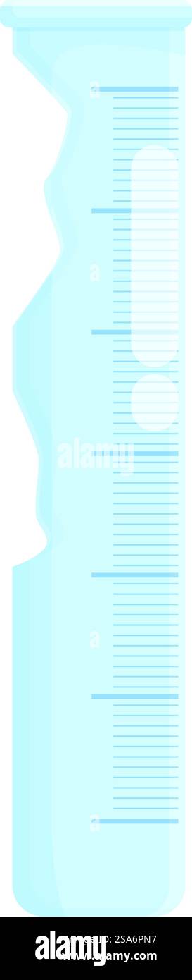 Provetta per analisi chimiche rotta con un simbolo di avvertenza che evidenzia i potenziali pericoli associati agli esperimenti chimici. Provetta per analisi chimica rotta che presenta un rischio di sperimentazione chimica Illustrazione Vettoriale