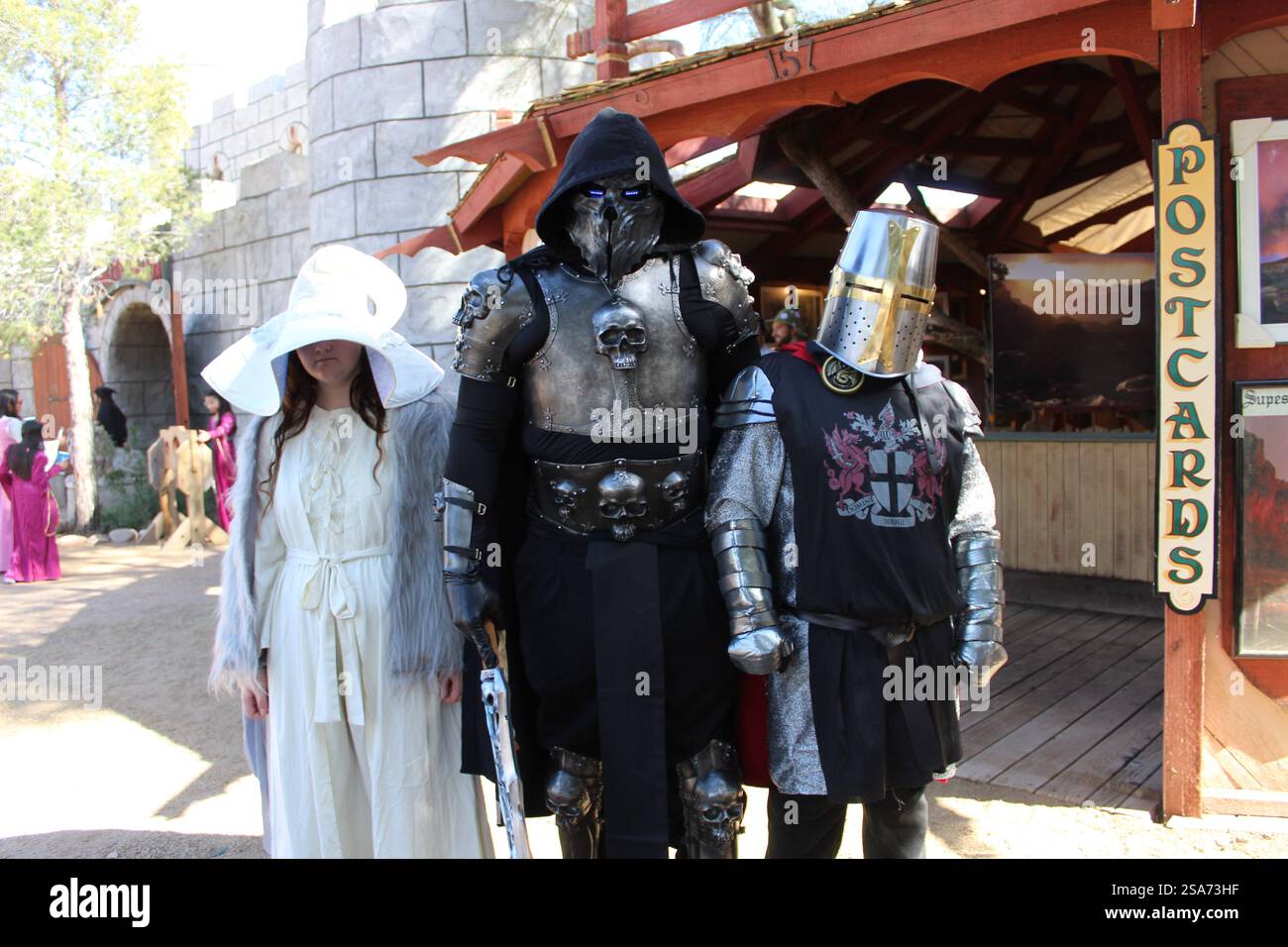 Cosplayer all'Arizona Renaissance Festival Foto Stock