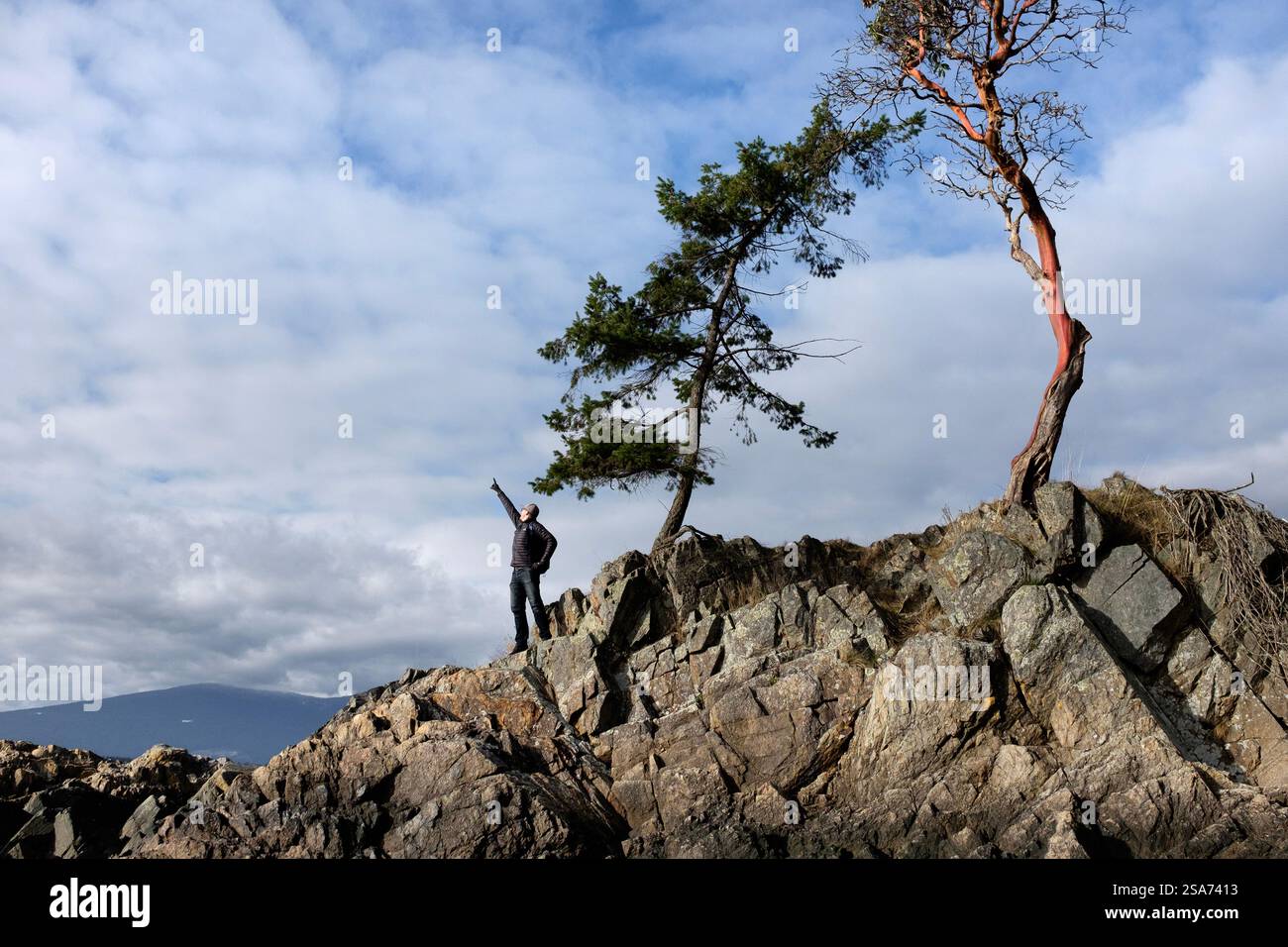 Fotografie panoramiche della Columbia Britannica, Canada, Bowen Island Foto Stock