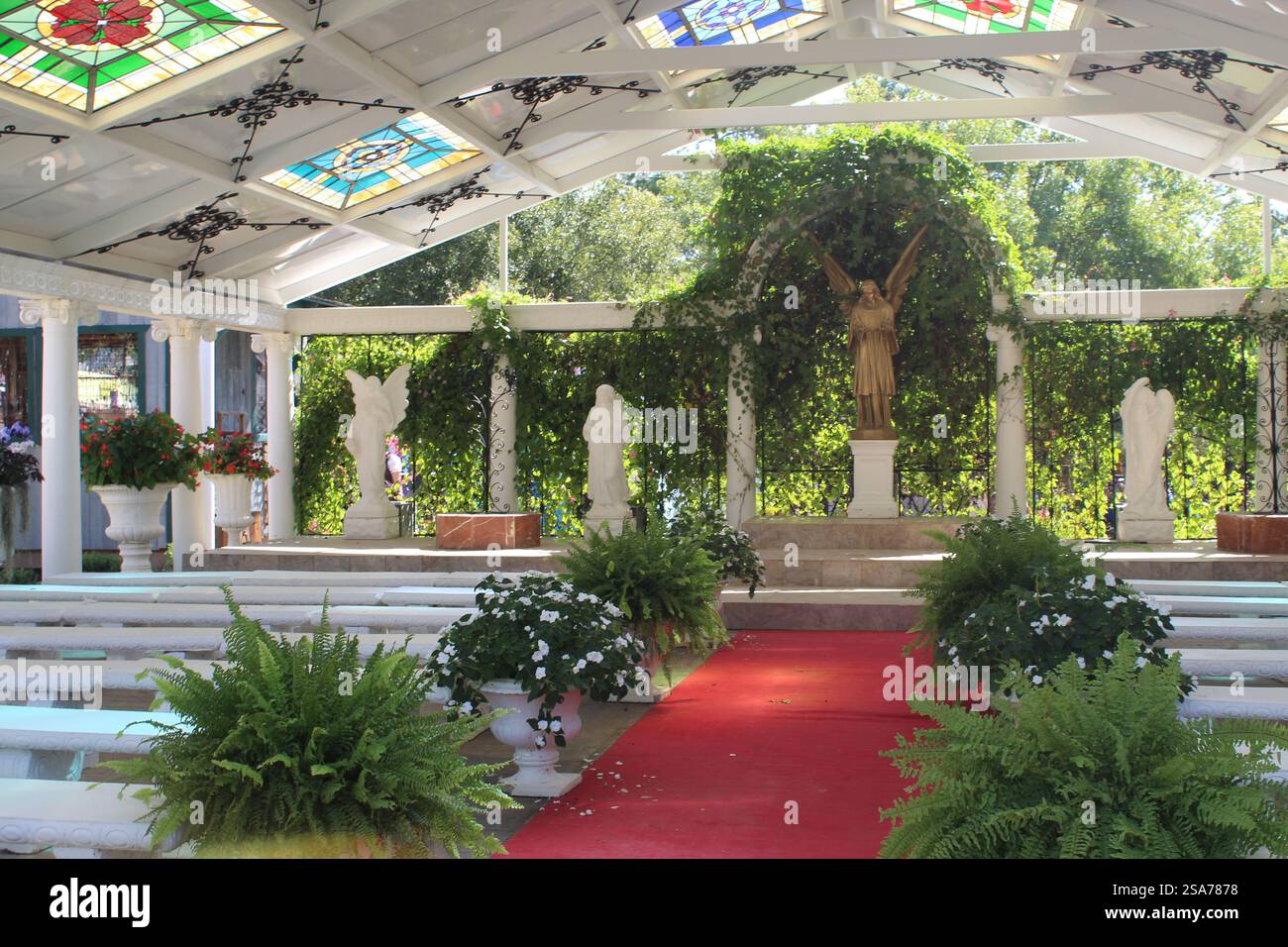 Wedding Chapel al Texas Renaissance Festival Foto Stock
