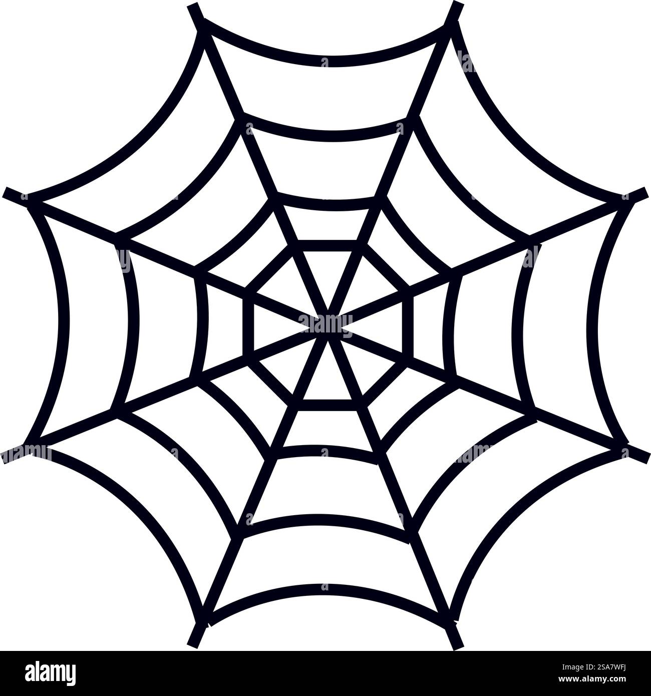 La classica ragnatela di ragno è appesa, in attesa di essere utilizzata come una spaventosa decorazione di halloween. Ragnatela che rappresenta la decorazione di halloween appesa Illustrazione Vettoriale La classica ragnatela di ragno è appesa, in attesa di essere utilizzata come una spaventosa decorazione di halloween. Ragnatela che rappresenta la decorazione di halloween appesa Illustrazione Vettoriale