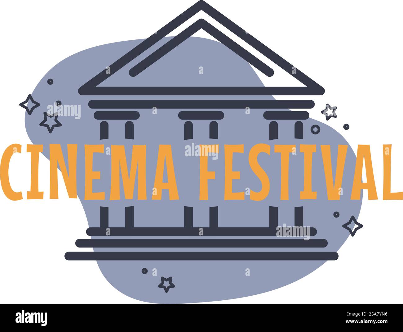 Guarda nuovi film e film al festival del cinema. Apprezzamento del settore ricreativo e cinematografico, hobby e fan. Valutazione professionale dei rilasci cinematografici. Vettore in stile piatto. Festival del cinema, guardare nuovi film e film Illustrazione Vettoriale