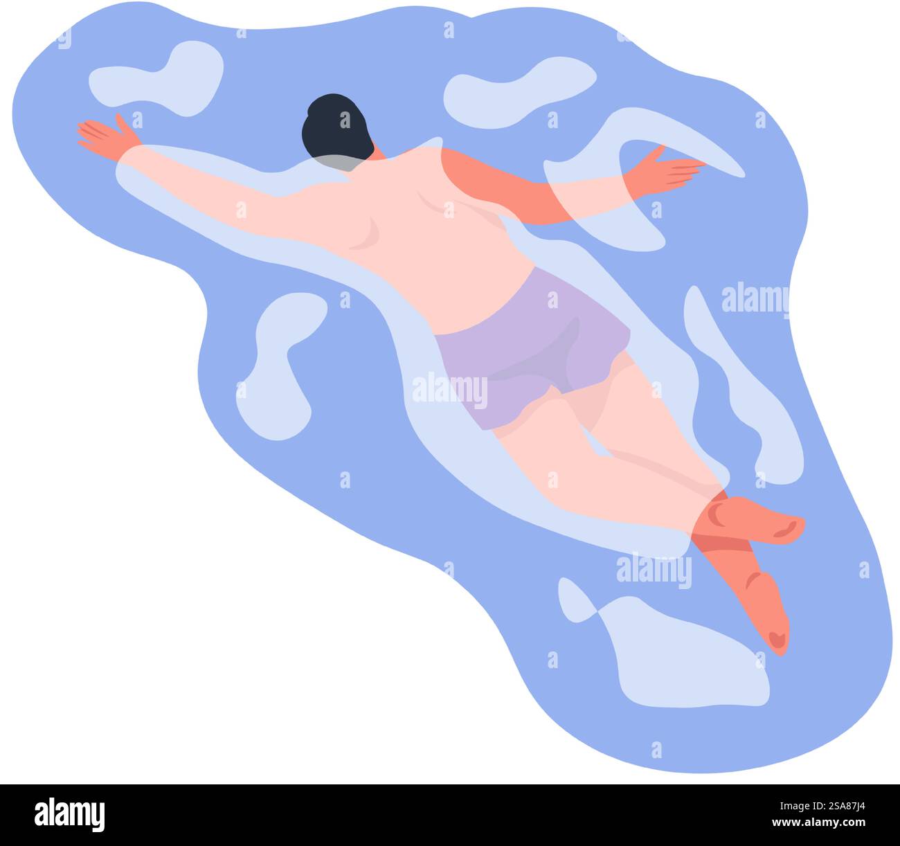 Illustrazione vettoriale ricca di azione di persone che praticano sport da spiaggia, con un design pulito e piatto, ideale per contenuti sportivi e fitness. Illustrazione del vettore per sport in spiaggia attivi Illustrazione Vettoriale