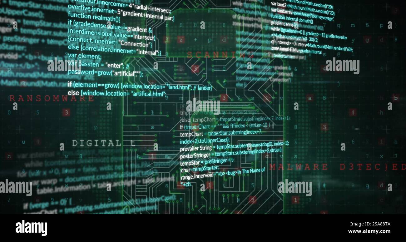 Immagine delle icone dei file e dell'elaborazione dei dati digitali su server informatici Foto Stock