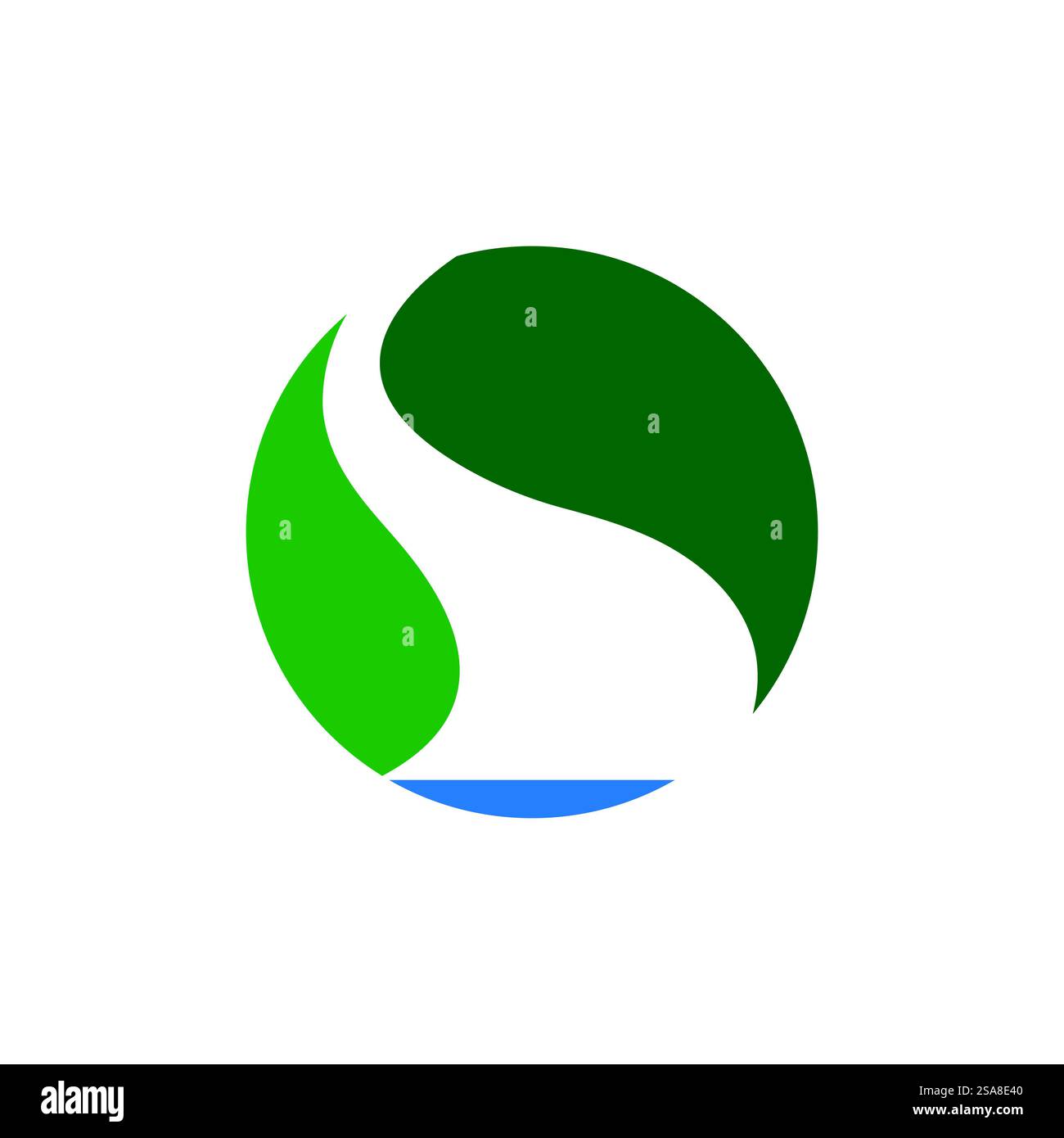 Fiume icona vettore illustration design Illustrazione Vettoriale