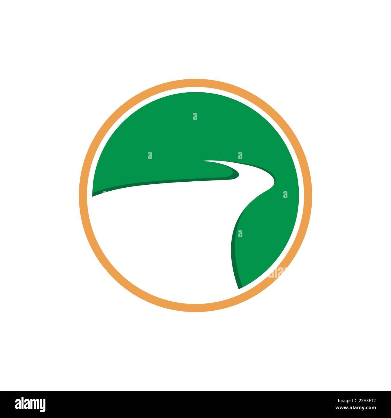 Fiume icona vettore illustration design Illustrazione Vettoriale