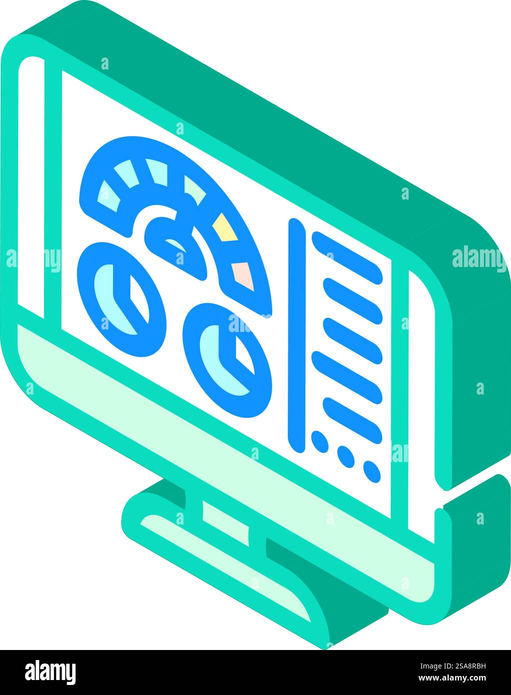 ottimizzazione pc riparare il vettore di icone isometriche del computer. pc optimization repair computer sign. illustrazione del simbolo isolato. immagine vettoriale icona isometrica del computer per la riparazione dell'ottimizzazione del pc Illustrazione Vettoriale