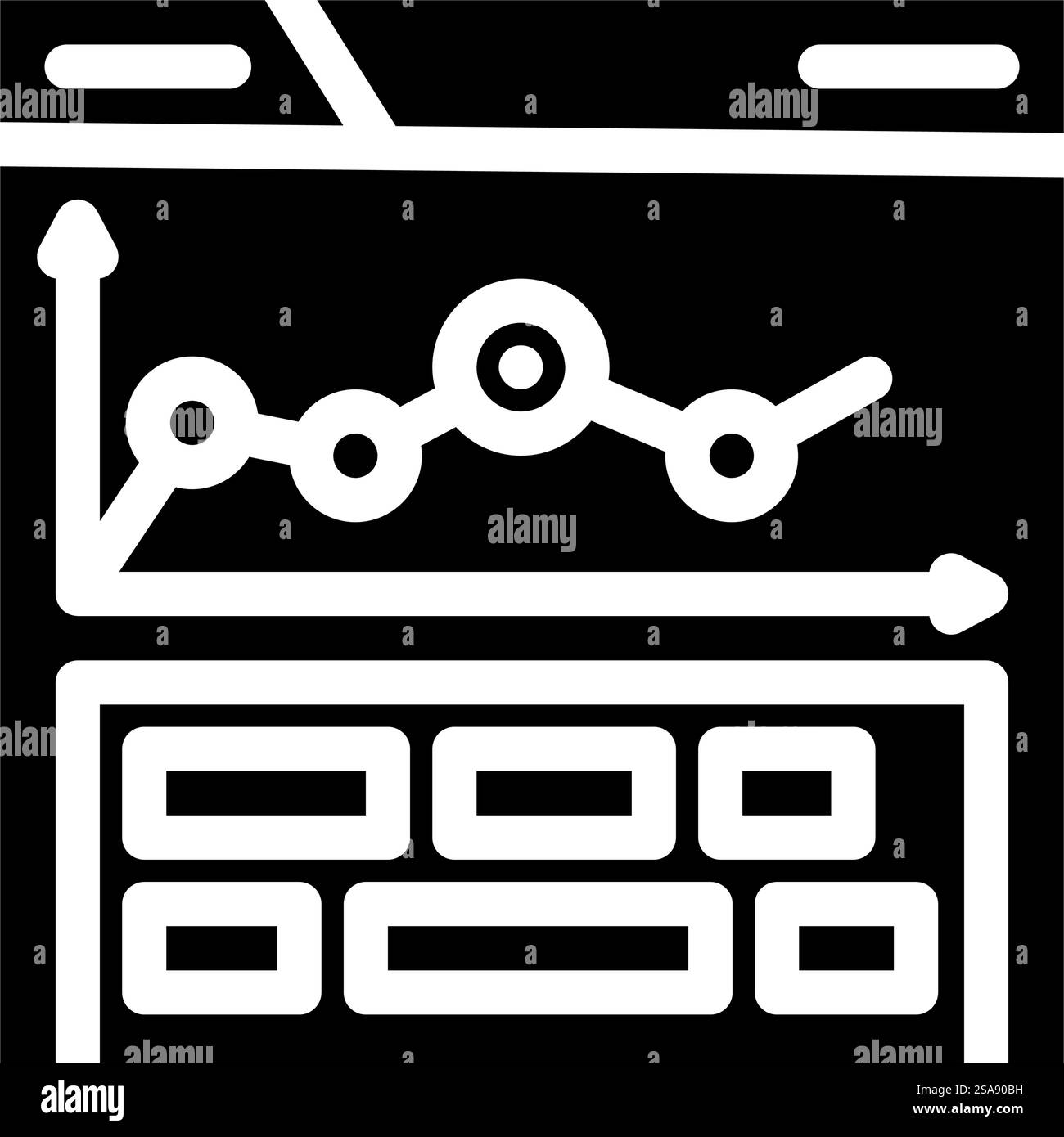 ricerca parola chiave vettore icona glifo seo. ricerca parola chiave seo sign. illustrazione del simbolo isolato. illustrazione vettoriale dell'icona del glifo seo per la ricerca di parole chiave Illustrazione Vettoriale