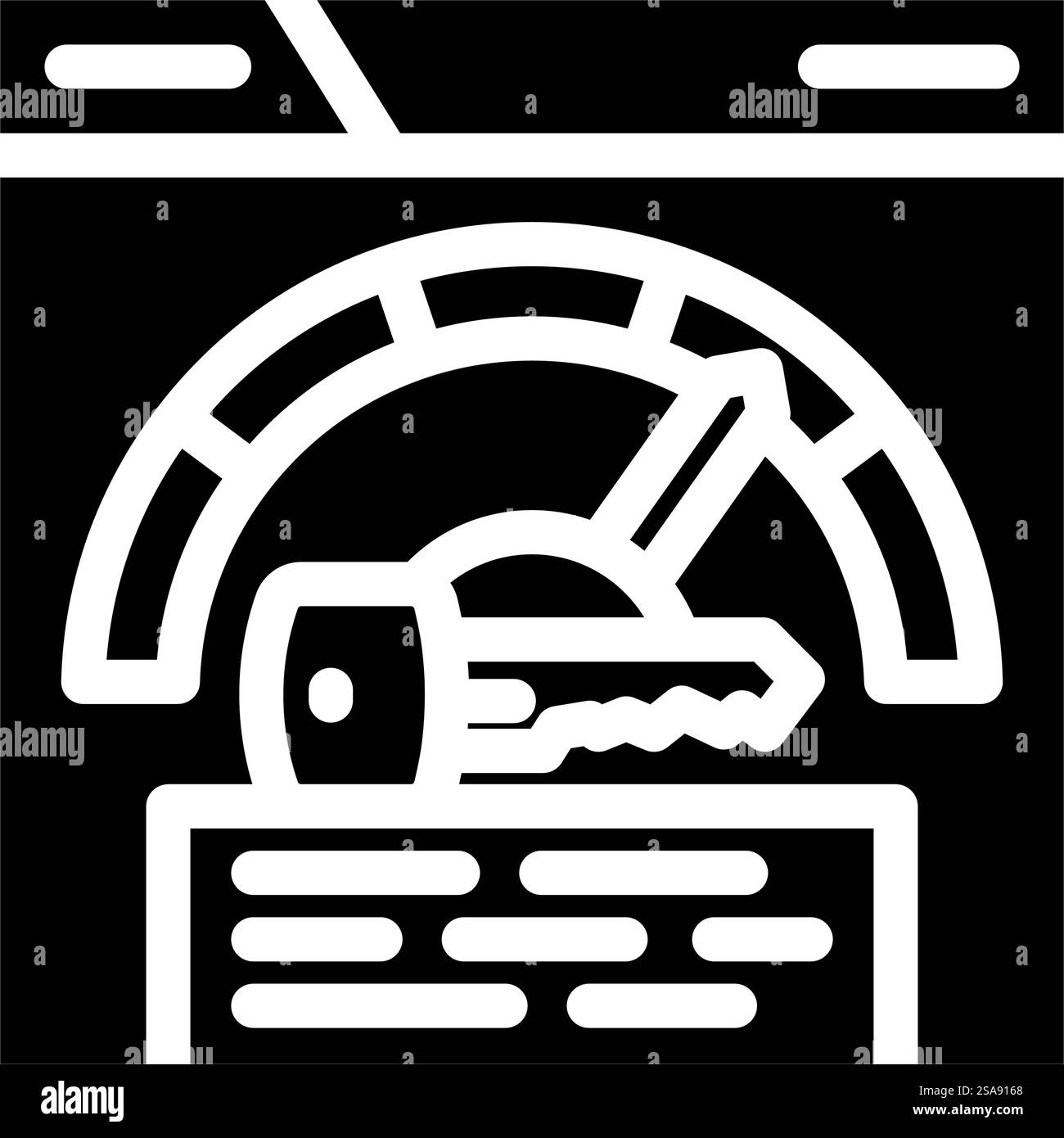 densità della parola chiave vettore icona glifo seo. simbolo seo densità parola chiave. illustrazione del simbolo isolato. illustrazione vettoriale dell'icona del glifo di seo relativa alla densità delle parole chiave Illustrazione Vettoriale