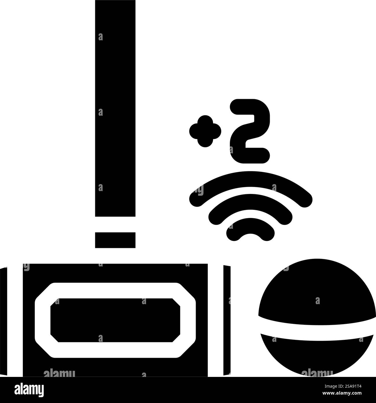 toccare due volte il vettore dell'icona del glifo del gioco del croquet. toccare due volte il segno del gioco del croquet. illustrazione del simbolo isolato. immagine vettoriale dell'icona del glifo del gioco del croquet Illustrazione Vettoriale