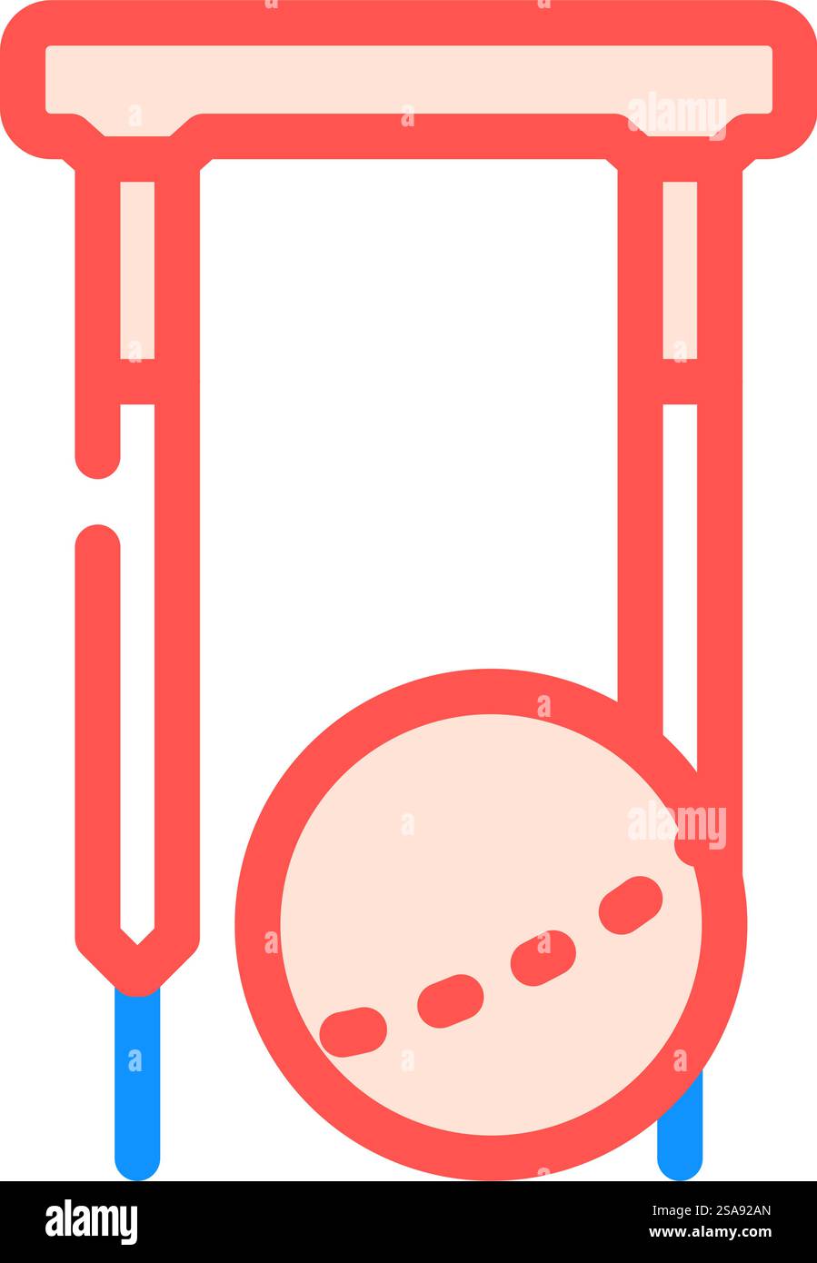 icona vettoriale del colore del gioco del croquet rover. insegna del gioco del croquet rover. illustrazione del simbolo isolato. illustrazione vettoriale dell'icona del colore del gioco del croquet rover Illustrazione Vettoriale