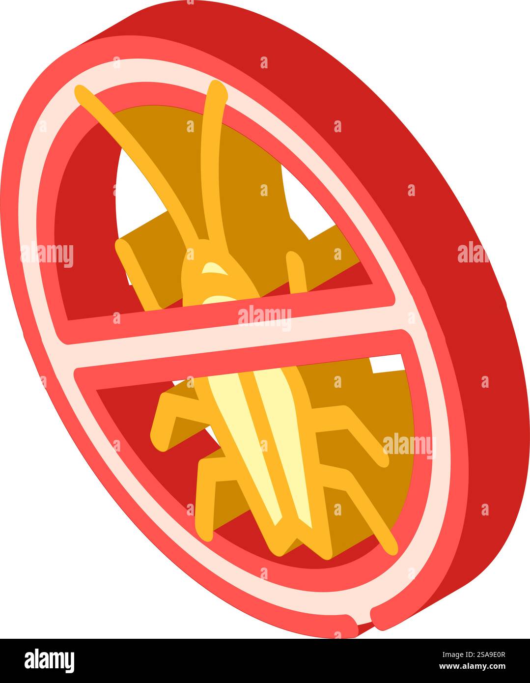 il vettore di icone isometriche per il giardinaggio urbano. cartello da giardinaggio urbano per il controllo dei parassiti. illustrazione del simbolo isolato. illustrazione vettoriale dell'icona isometrica del giardinaggio urbano di controllo parassitario Illustrazione Vettoriale