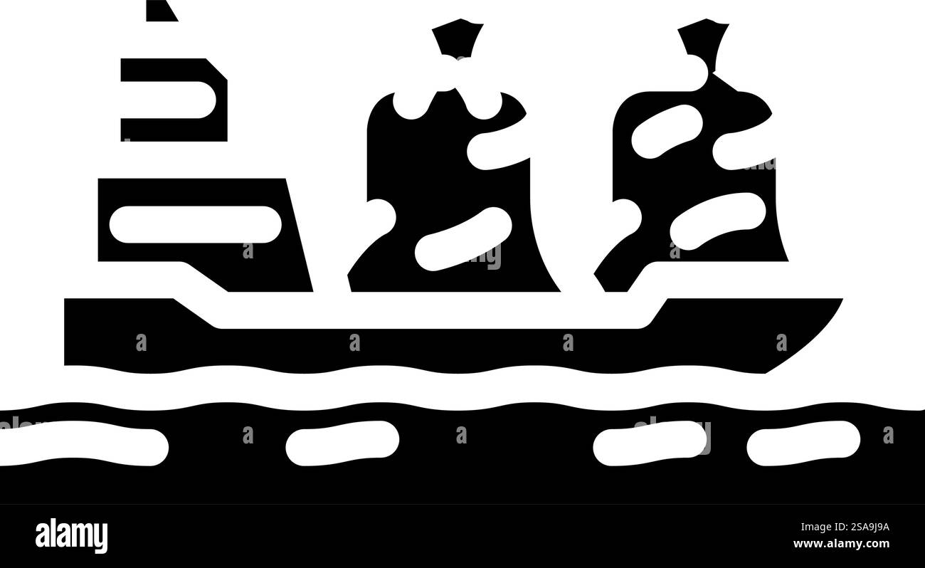 esporta vettore icona glifo pellet di legno. esporta pellet di legno. illustrazione del simbolo isolato. illustrazione vettoriale dell'icona del glifo per l'esportazione di pellet di legno Illustrazione Vettoriale