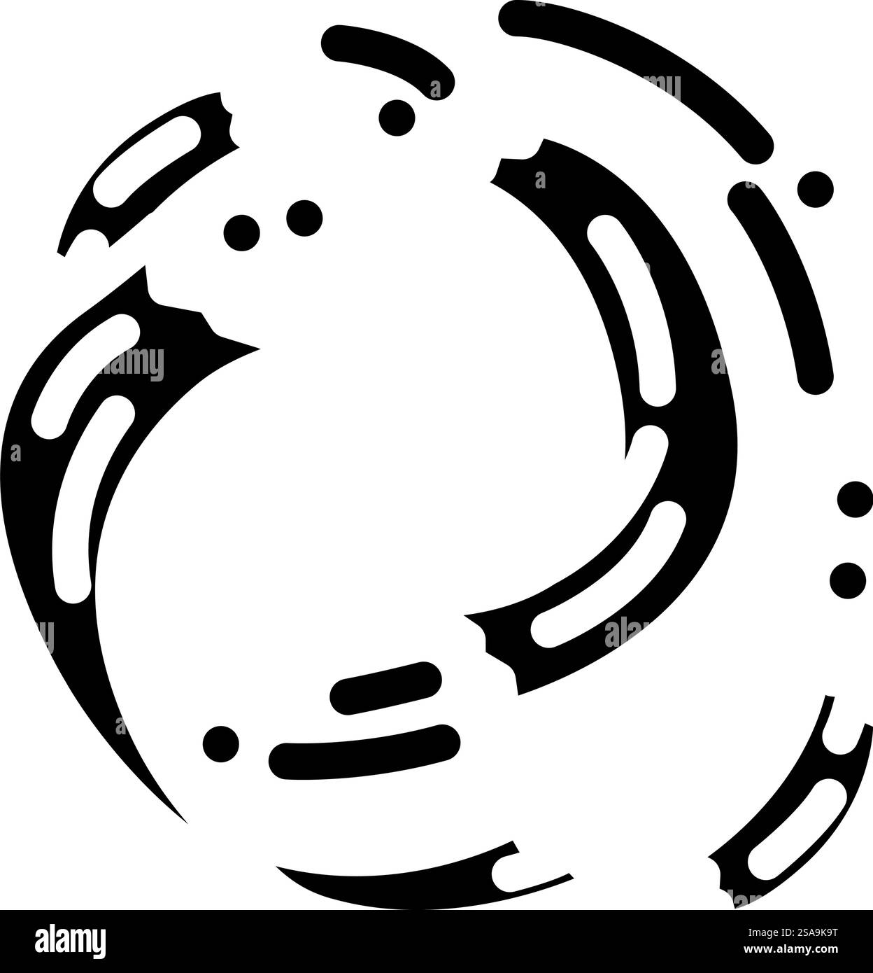 segatura pellet di legno glifo vettore icona. cartello pellet di legno segato. illustrazione del simbolo isolato. illustrazione vettoriale dell'icona glifo dei pellet di legno della segatura Illustrazione Vettoriale