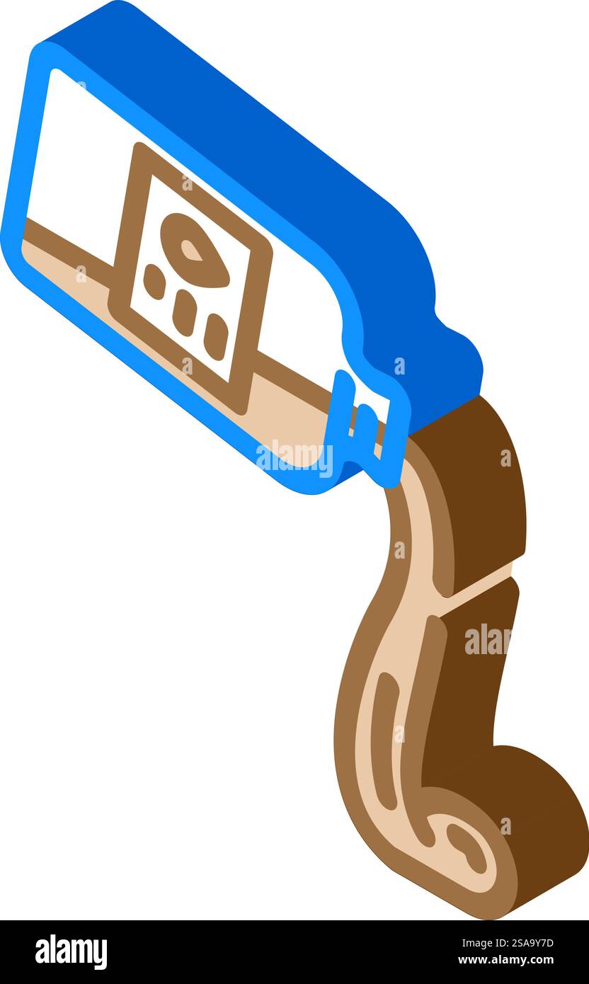 vettore icona isometrico del petrolio greggio leggero. segnale di petrolio greggio leggero. illustrazione del simbolo isolato. illustrazione del vettore dell'icona isometrica del petrolio greggio leggero Illustrazione Vettoriale