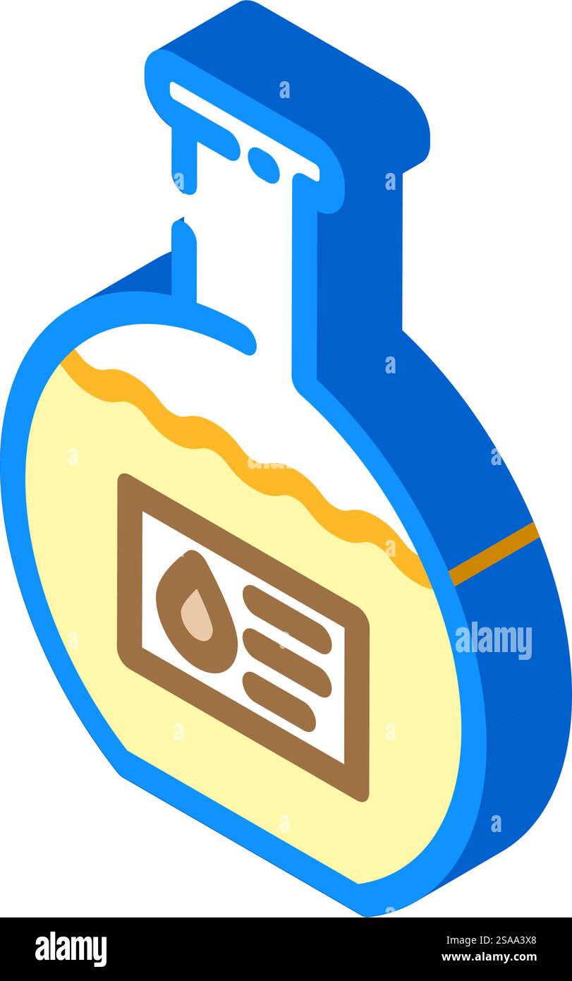 vettore icona isometrico del petrolio greggio pesante. segnale di petrolio greggio pesante. illustrazione del simbolo isolato. illustrazione del vettore dell'icona isometrica del petrolio greggio pesante Illustrazione Vettoriale