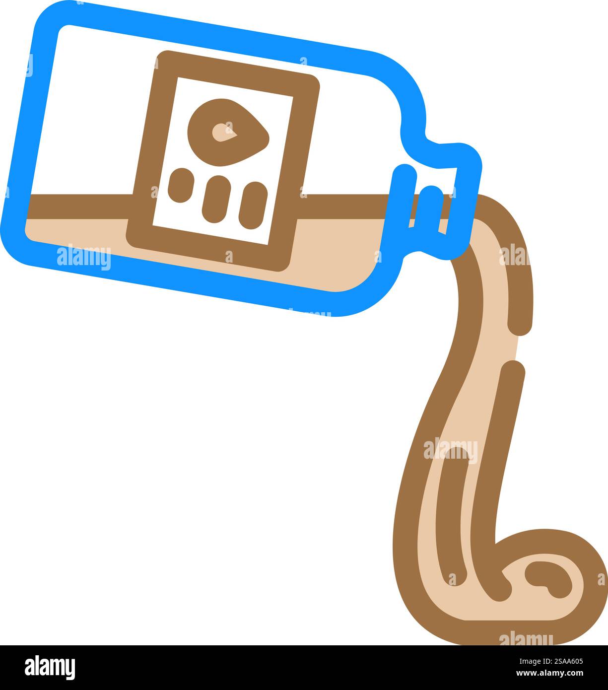 vettore icona colore petrolio greggio chiaro. segnale di petrolio greggio leggero. illustrazione del simbolo isolato. illustrazione vettoriale dell'icona del colore del petrolio greggio chiaro Illustrazione Vettoriale