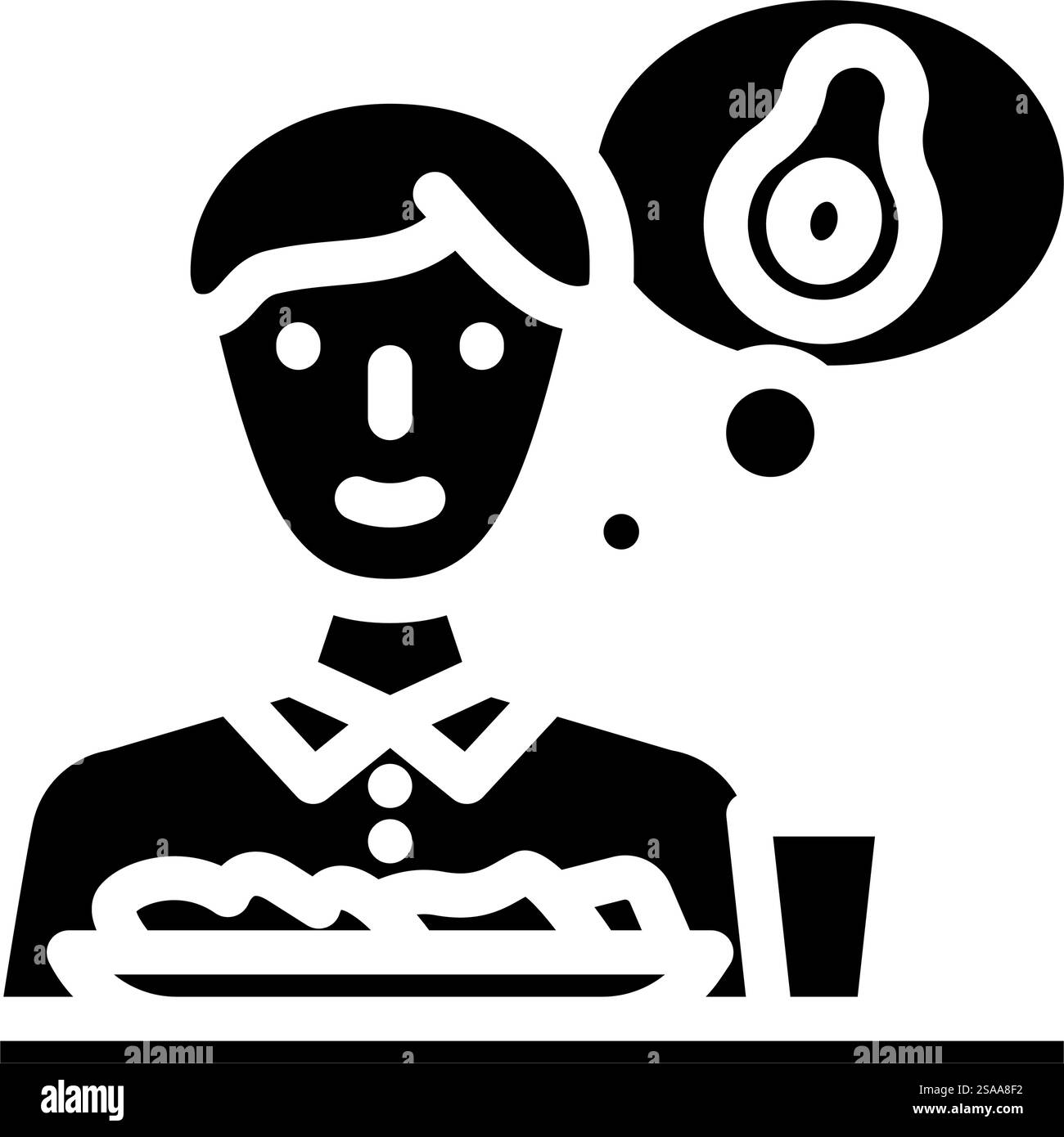 vettore icona glifo alimentare vegano stile di vita. insegna del cibo vegano di stile di vita. illustrazione del simbolo isolato. illustrazione vettoriale dell'icona del glifo del cibo vegano Illustrazione Vettoriale