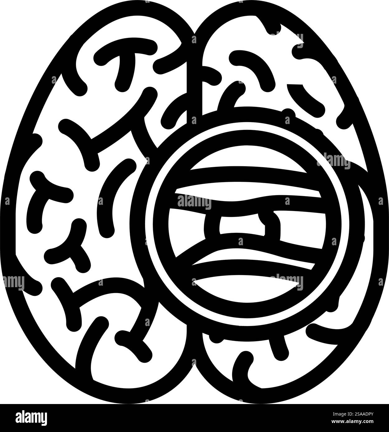 vettore icona linea malattia uomo ictus. segno di malattia dell'uomo d'ictus. illustrazione nera del simbolo del contorno isolato. illustrazione vettoriale dell'icona della linea della malattia dell'uomo ictus Illustrazione Vettoriale