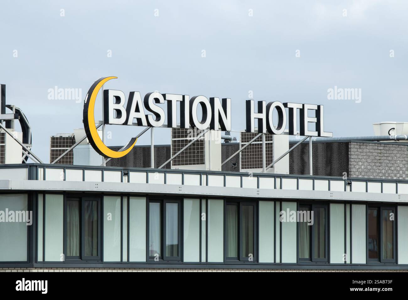 Bastion Hotels è una catena alberghiera tipicamente olandese con 34 hotel nei Paesi Bassi. Utrecht, Paesi Bassi. 4 gennaio 2023. Foto Stock