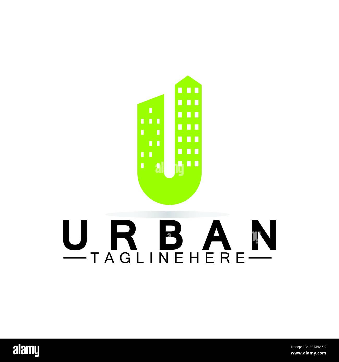 Logo Letter U Urban Building Design vettoriale. Icona urbana, torre cittadina, proprietà Illustrazione Vettoriale Logo Letter U Urban Building Design vettoriale. Icona urbana, torre cittadina, proprietà Illustrazione Vettoriale