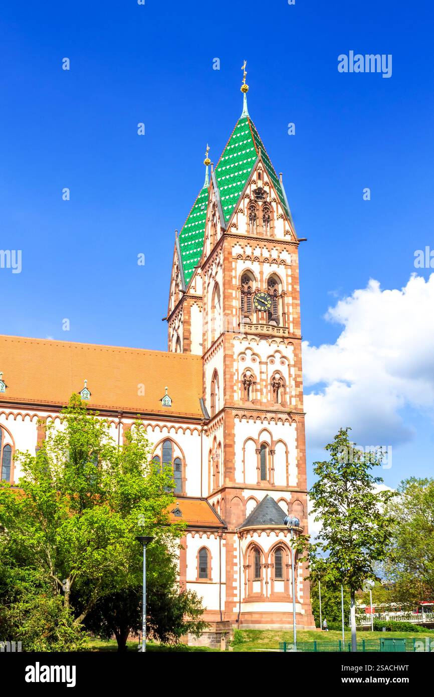 Herz Jesu Church, di Friburgo im Breisgau, Germania Foto Stock