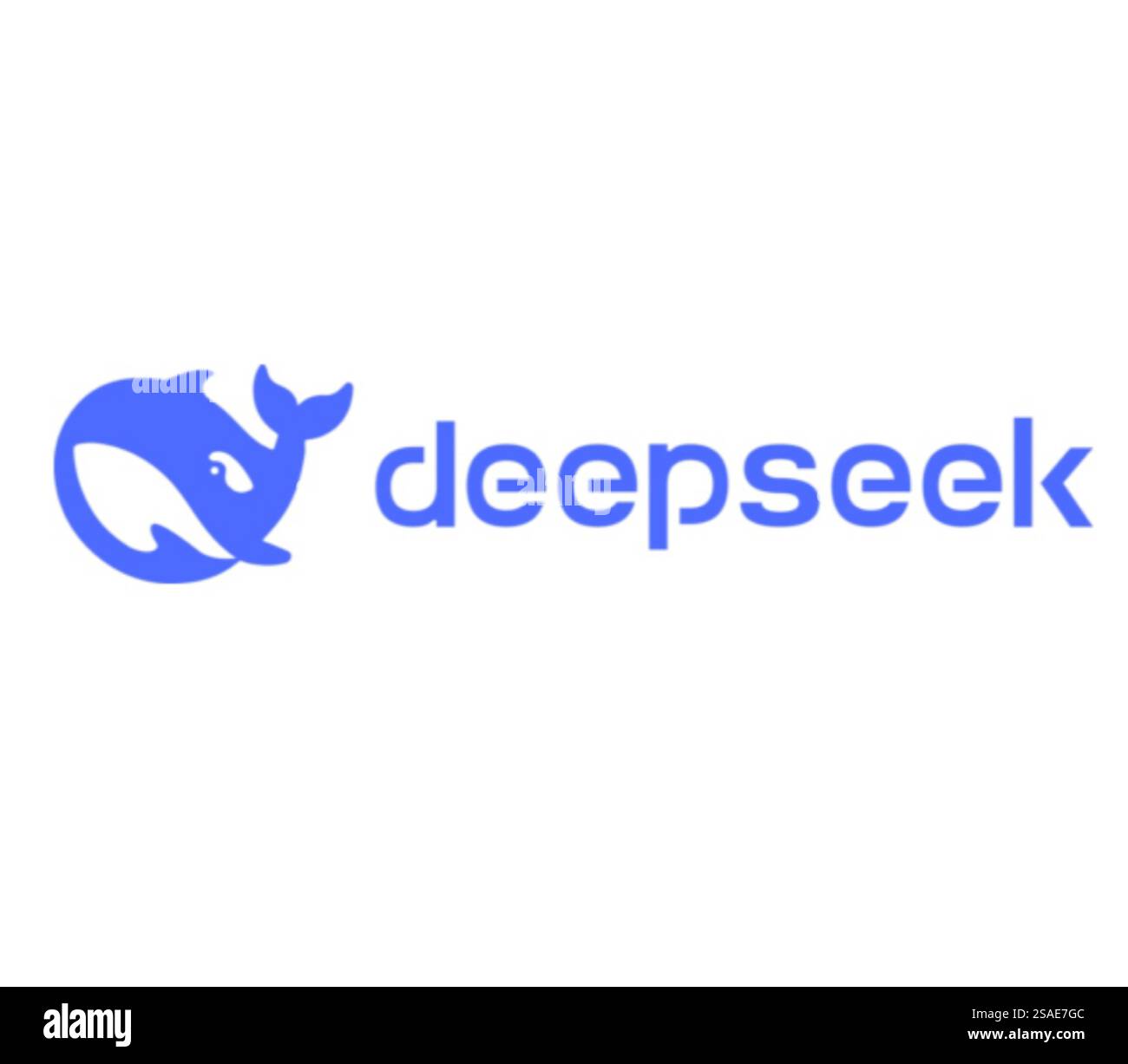 Logo Deepseek Foto Stock