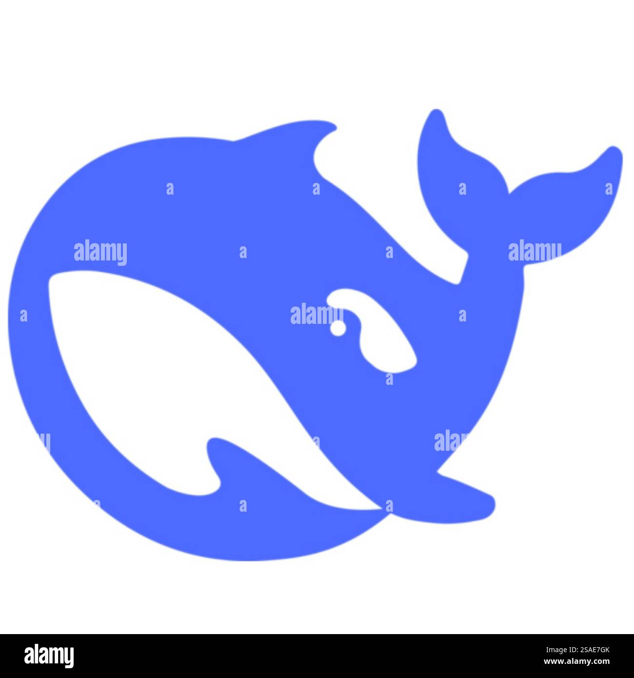 Logo Deepseek Foto Stock