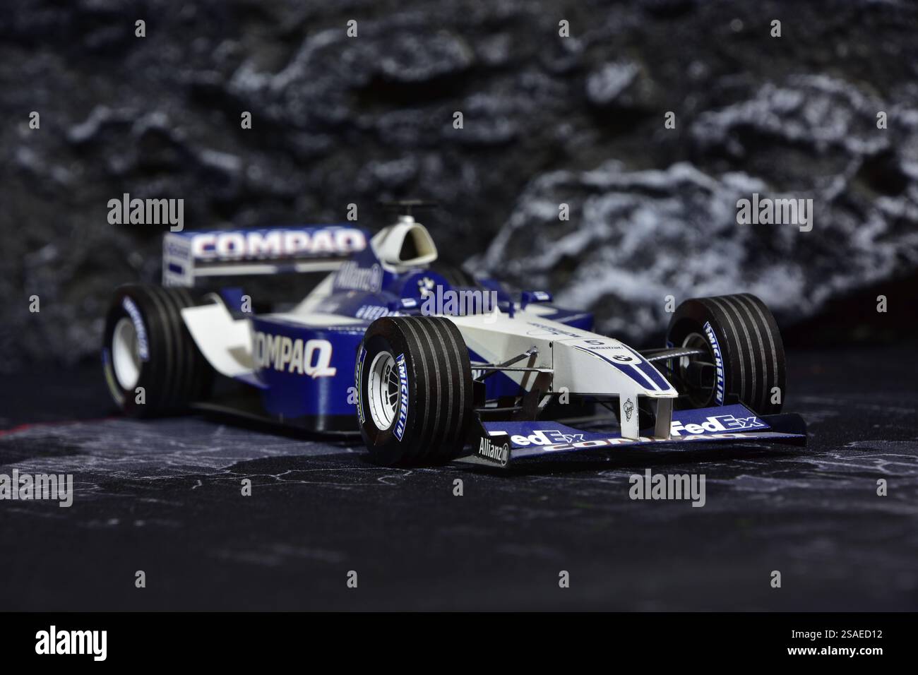 Illustrazione dei contenuti relativi alle corse automobilistiche. Foto Stock