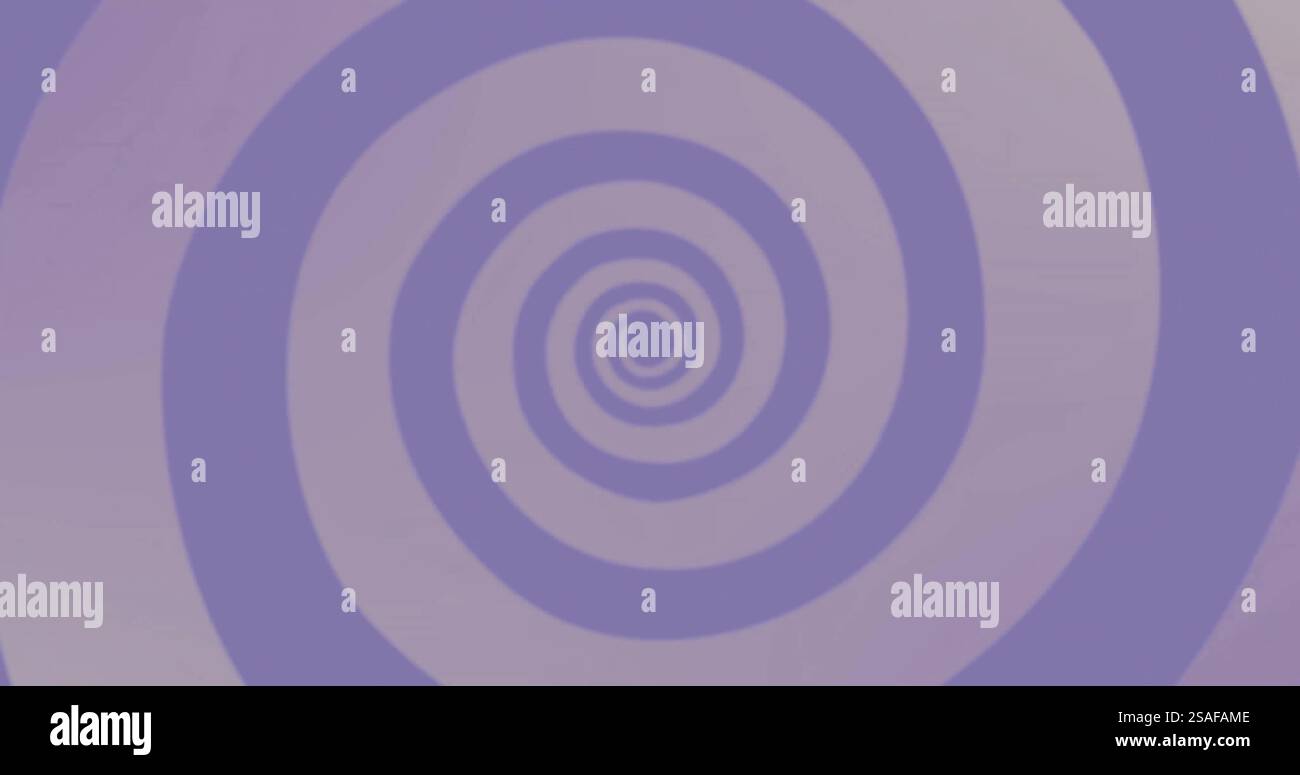 Immagine del loop viola su sfondo viola Foto Stock