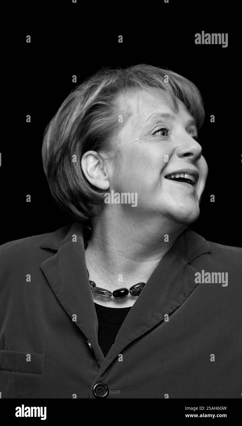 Angela Merkel - Ritratto di Angela Merkel (CDU), ex Cancelliere di Germania - 2011 Foto Stock