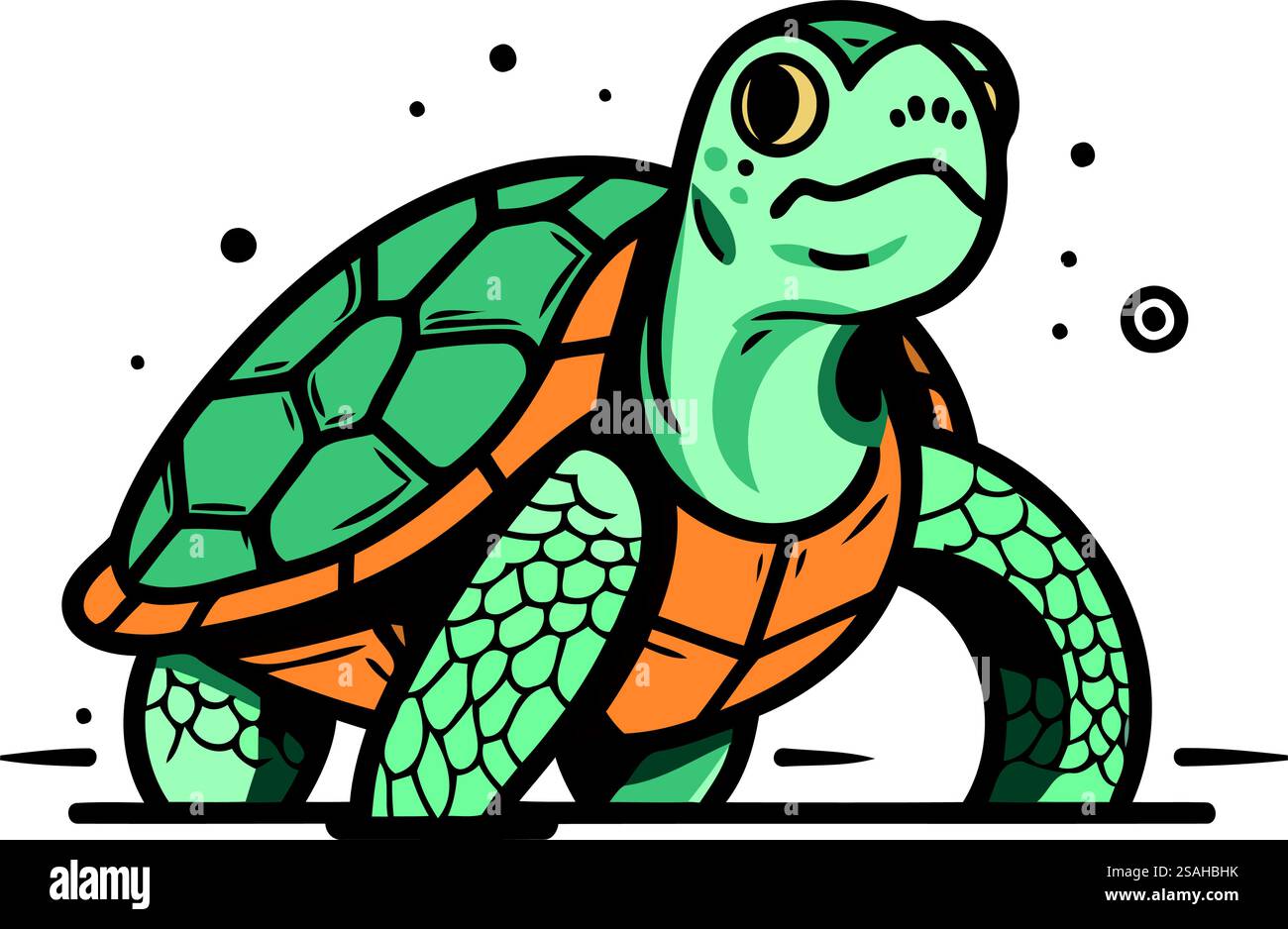 Icona Tartaruga. Illustrazione del fumetto dell'icona del vettore delle tartarughe per il web design Illustrazione Vettoriale